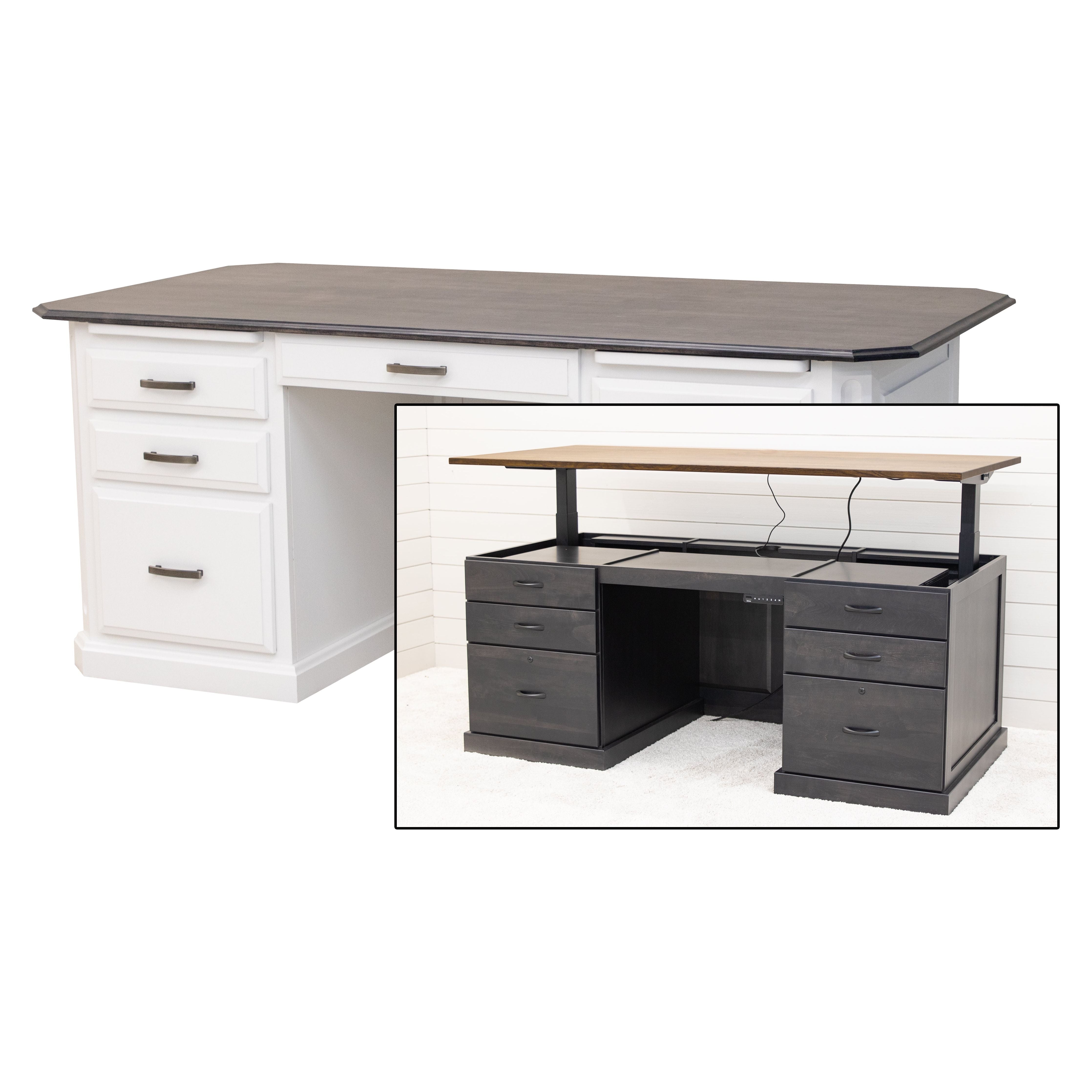 Buckingham White & Wood Executive Desk | M-DW&GS