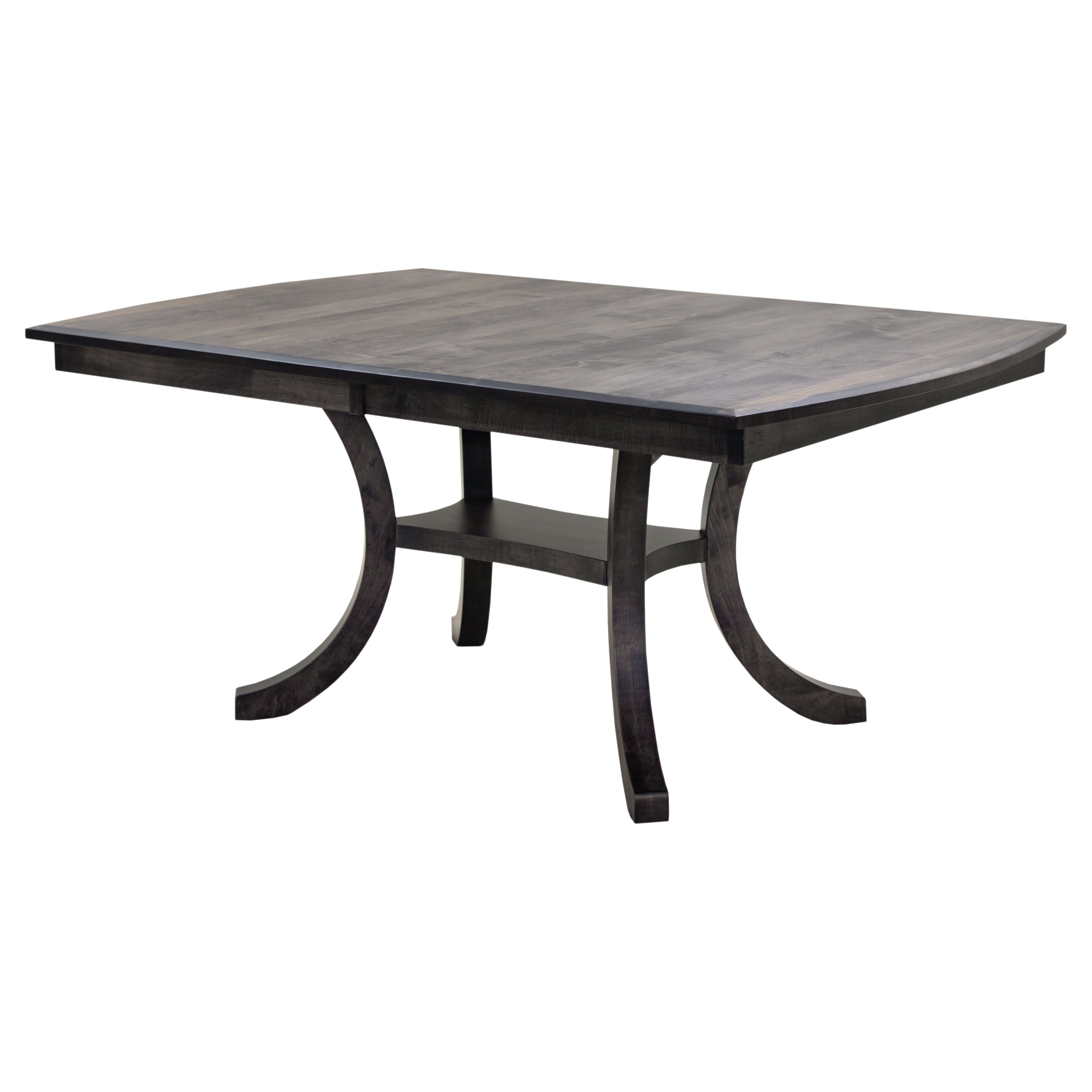 Carlisle Double Pedestal Maple Wood Amish Extending Dining Table | GS