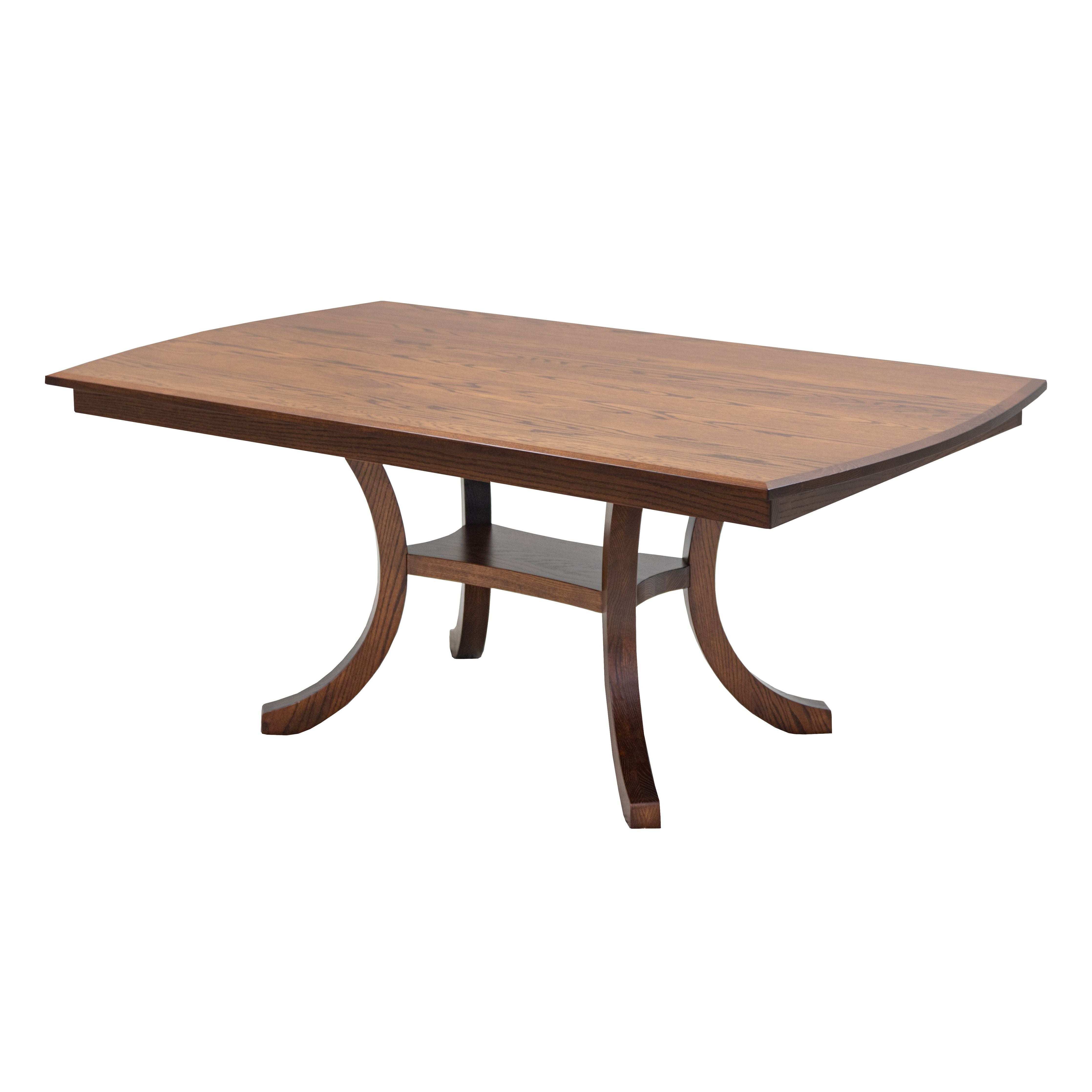 Carlisle Amish Oak Extendable Dining Table Set for 6-10