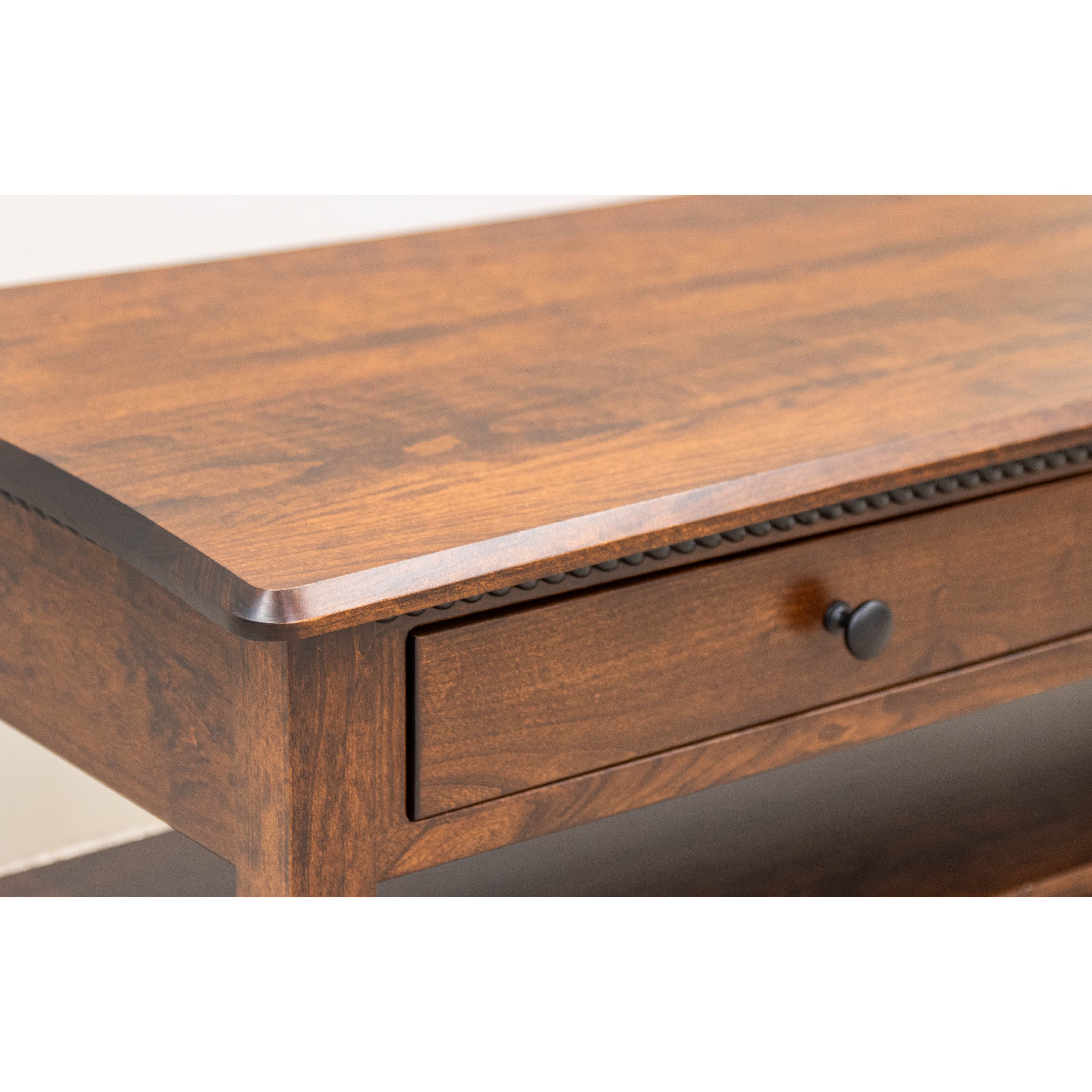 Plymouth Cherry Wood Rectangle Open Coffee Table | ASB