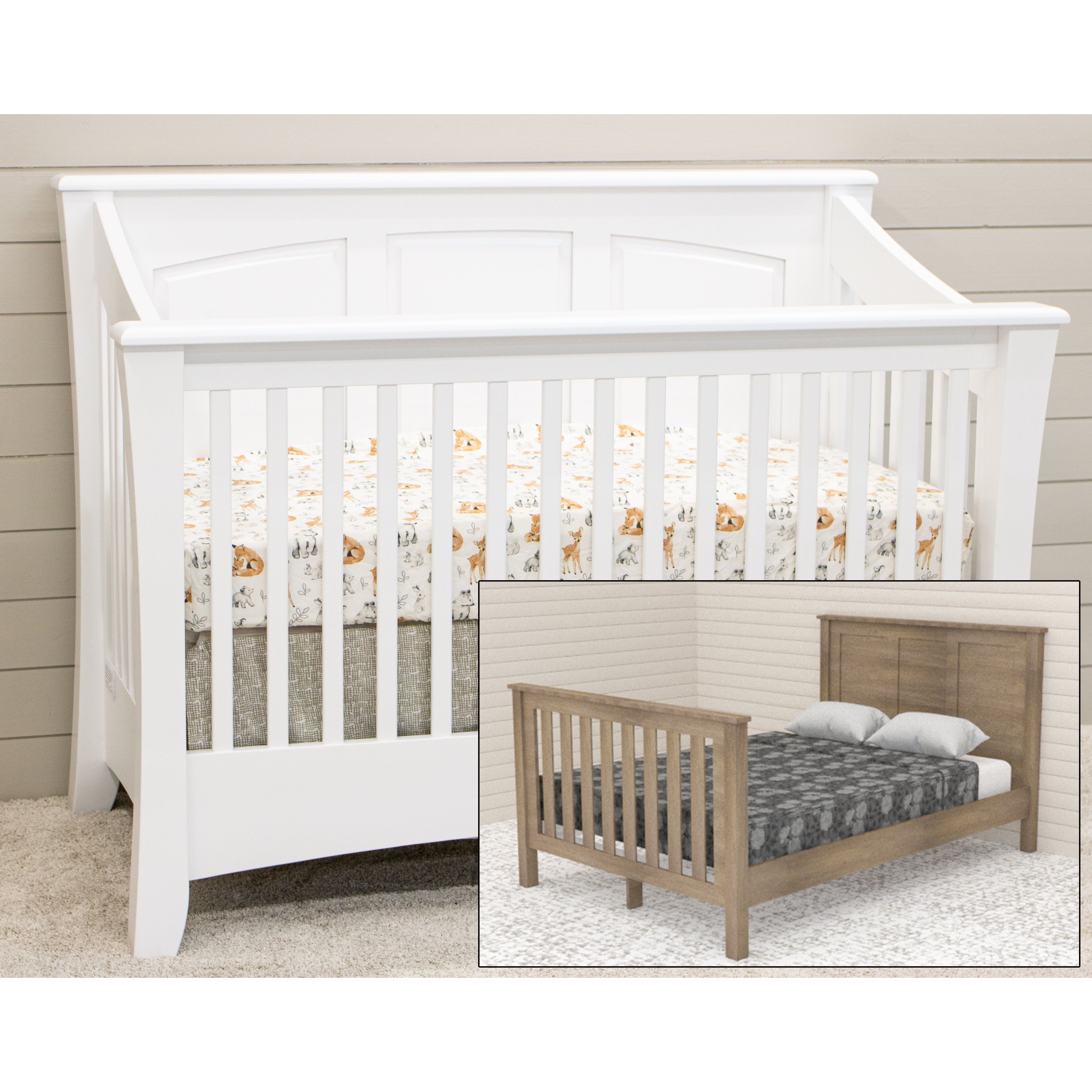 Carlisle Panel Maple Wood Convertible Crib | DW