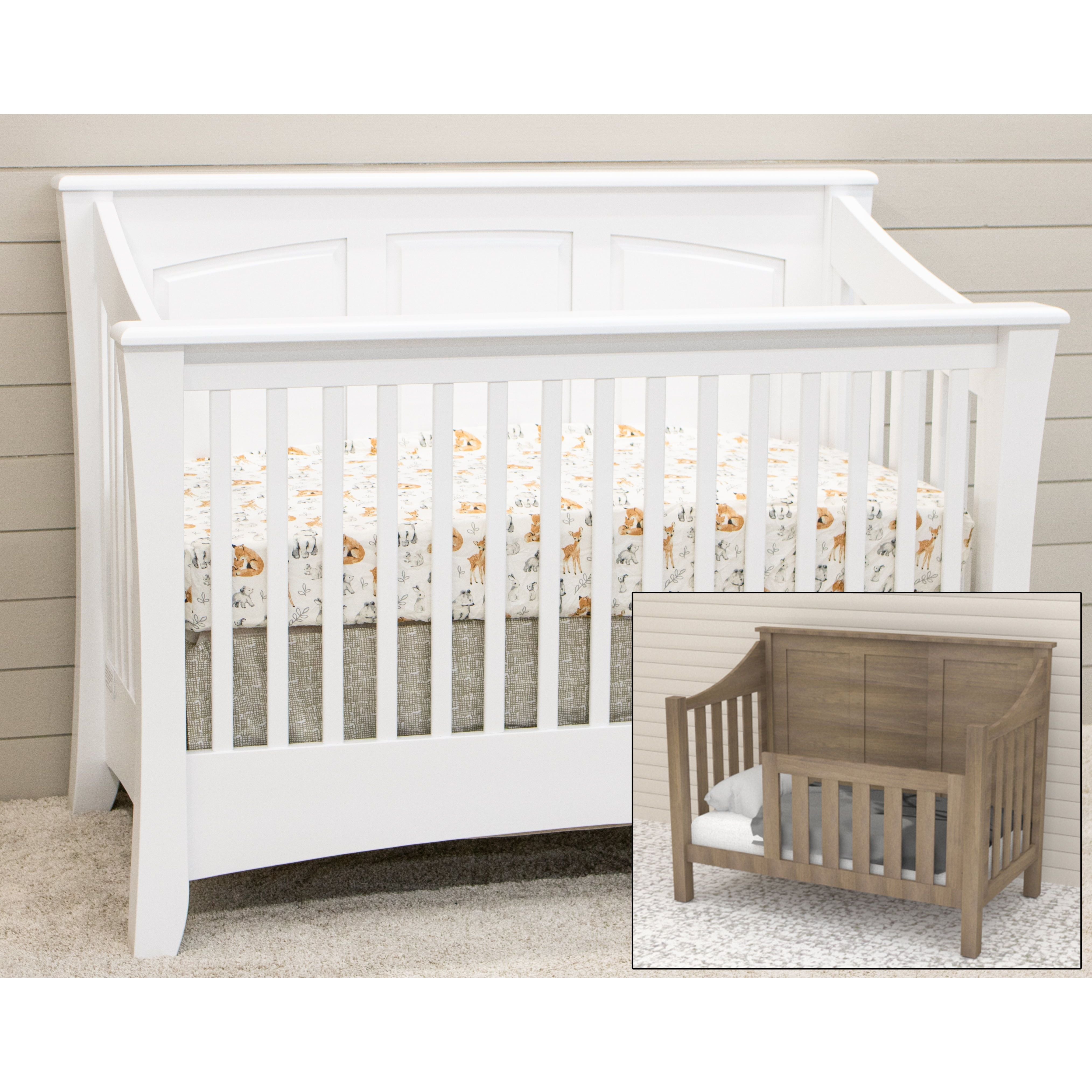 Carlisle Panel Maple Wood Convertible Crib | DW