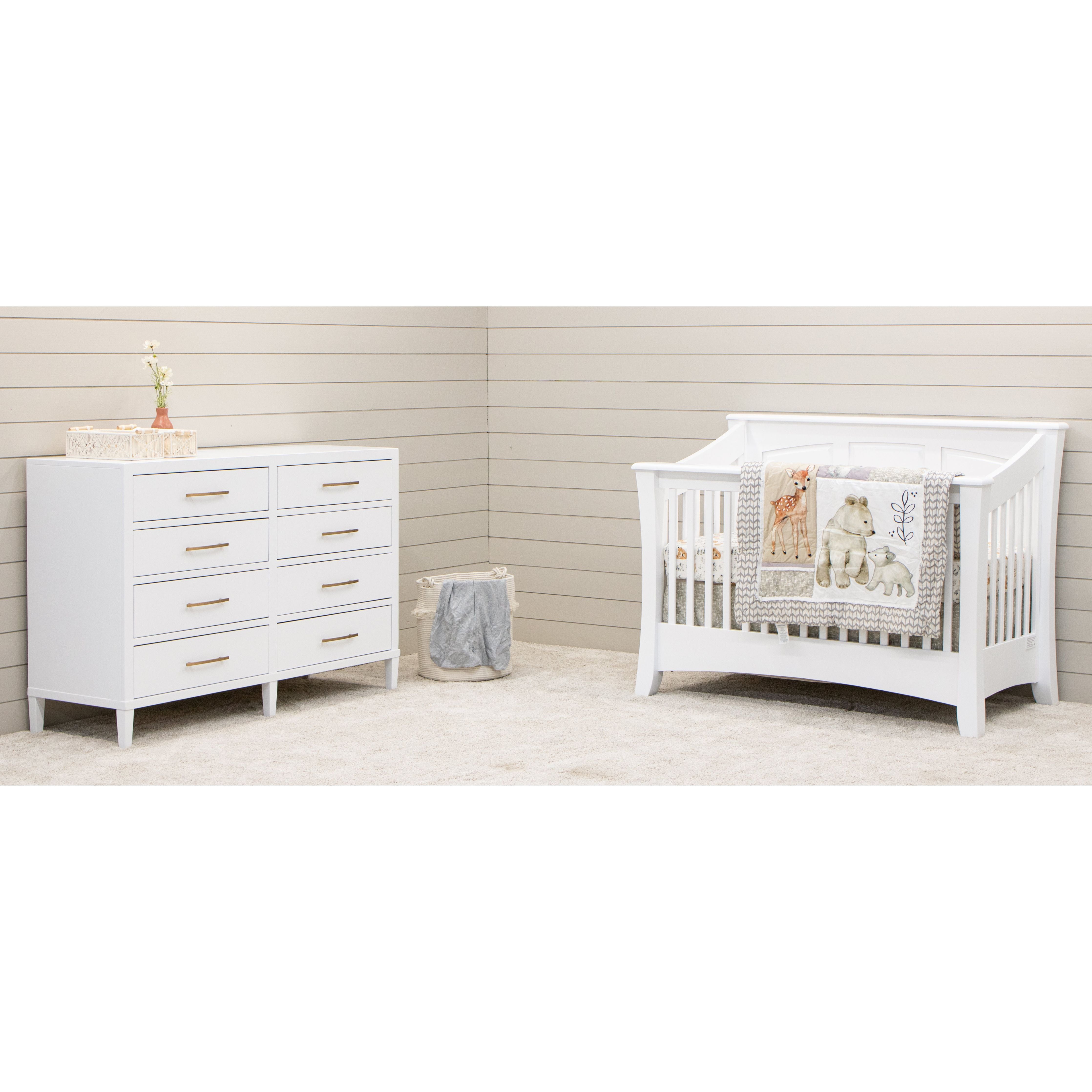 Haven White Nursery Dresser | M-DW