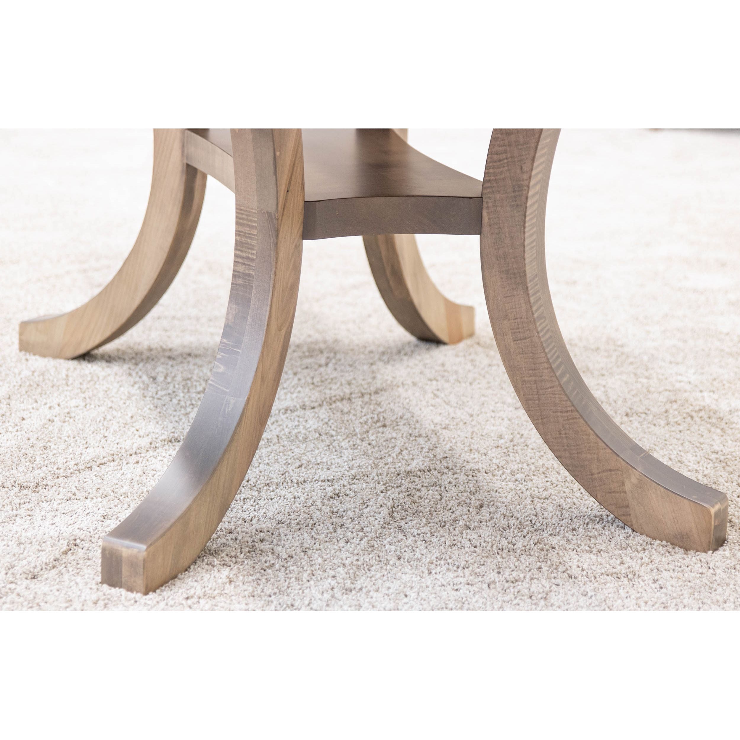 Carlisle Double Pedestal Maple Wood Amish Extending Dining Table | DS