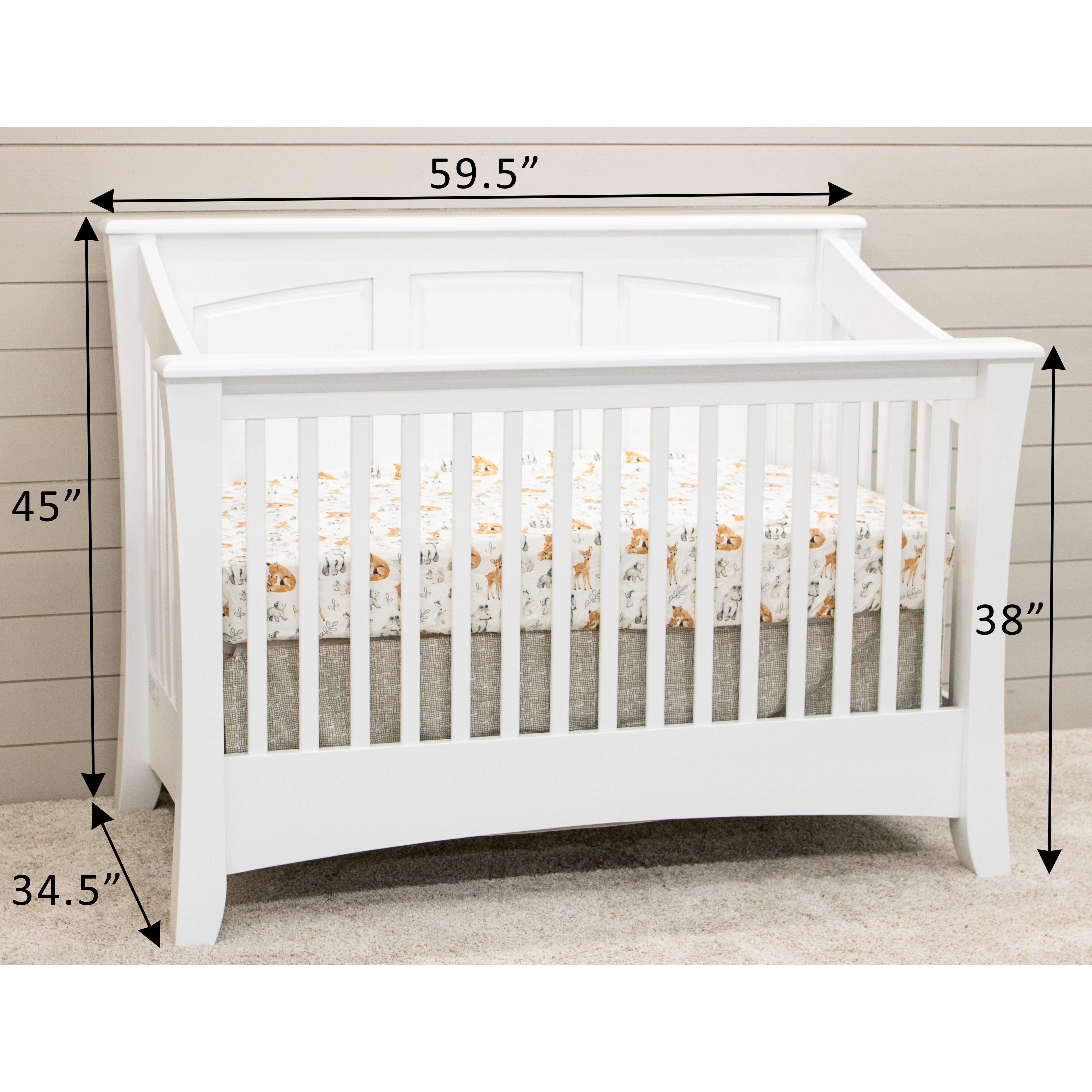 Carlisle Panel Maple Wood Convertible Crib | DW