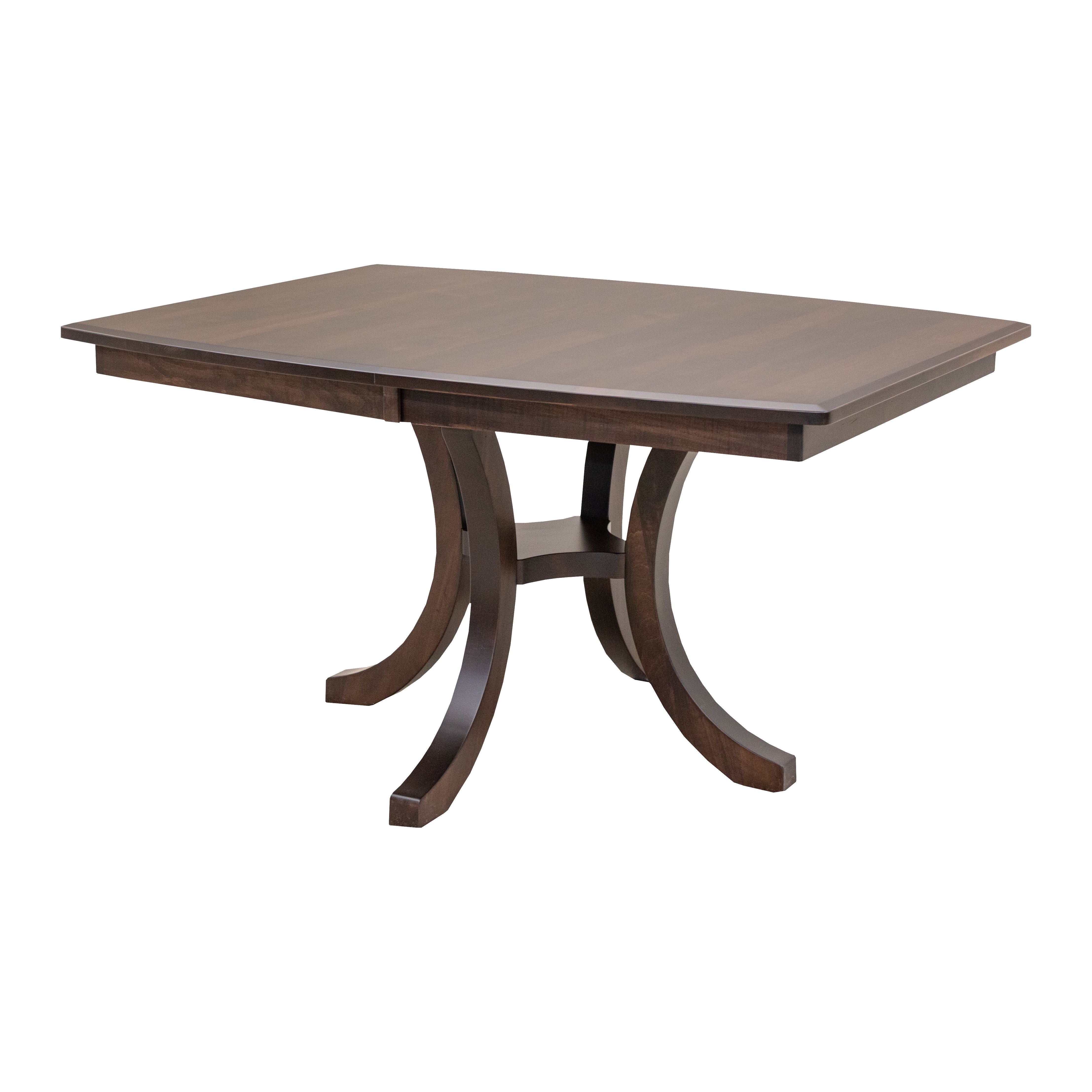 Carlisle Single Pedestal Maple Wood Extending Dining Table | BV
