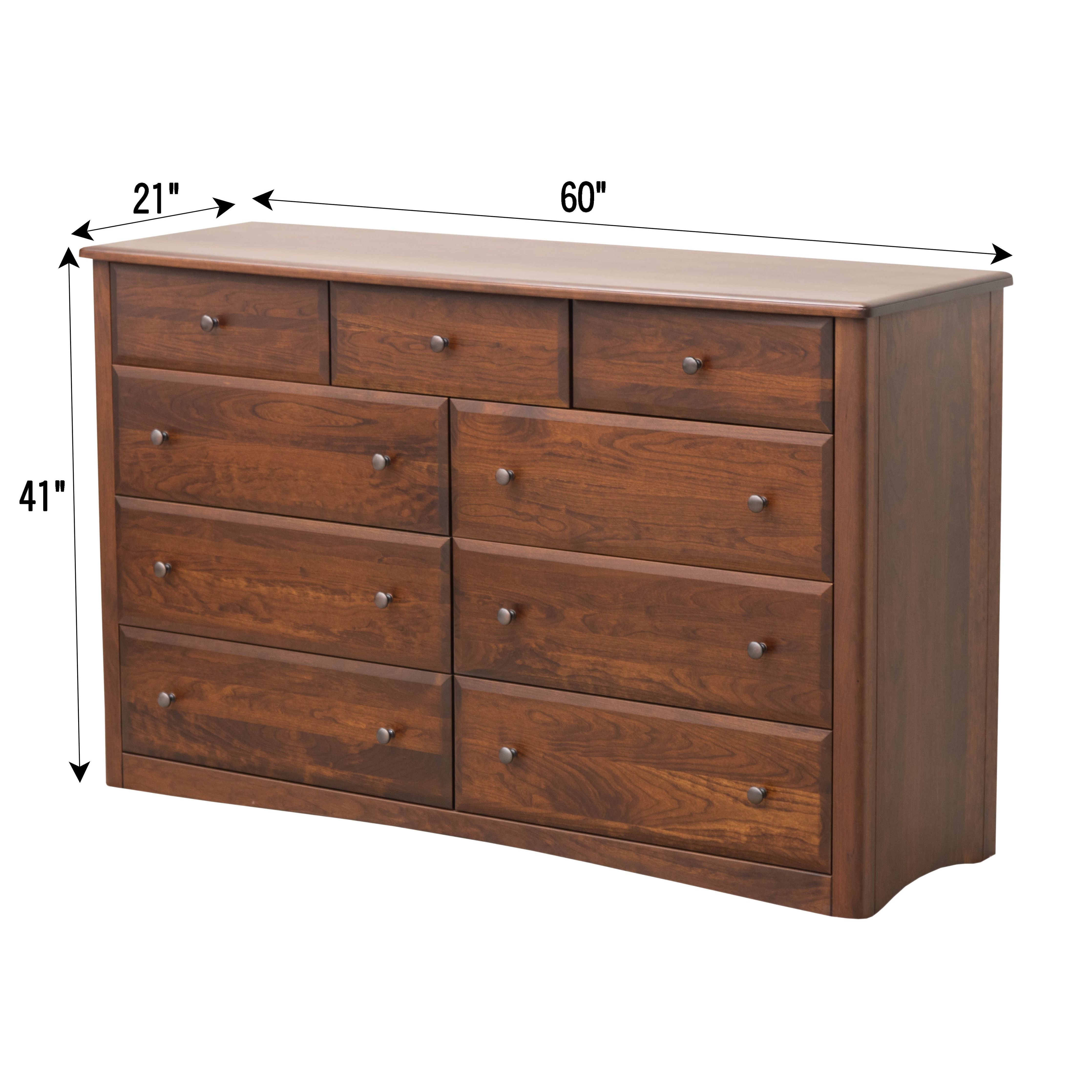 Carrington 9-Drawer Tall Dresser