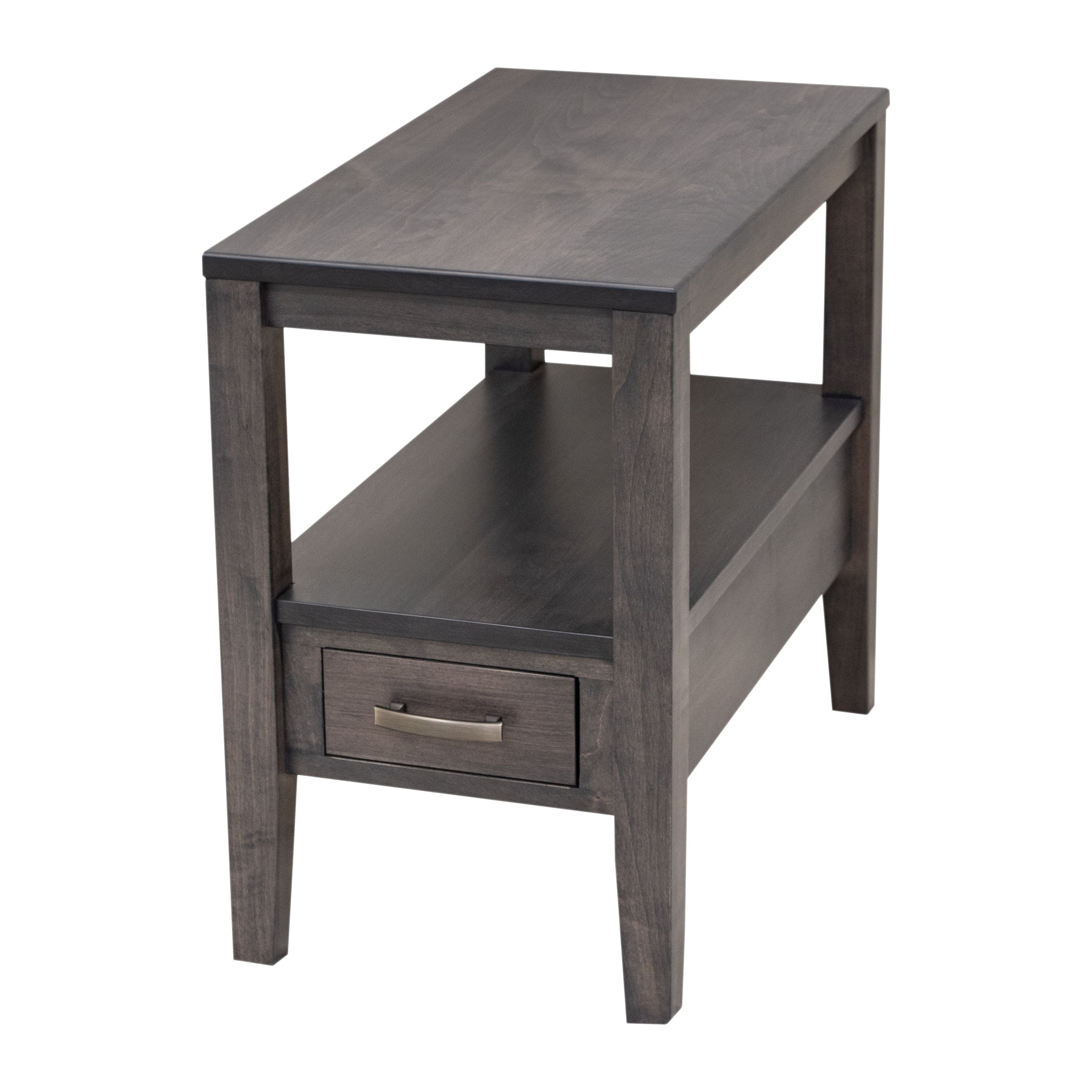 Century Maple Wood Small Rectangle Open End Table | GS