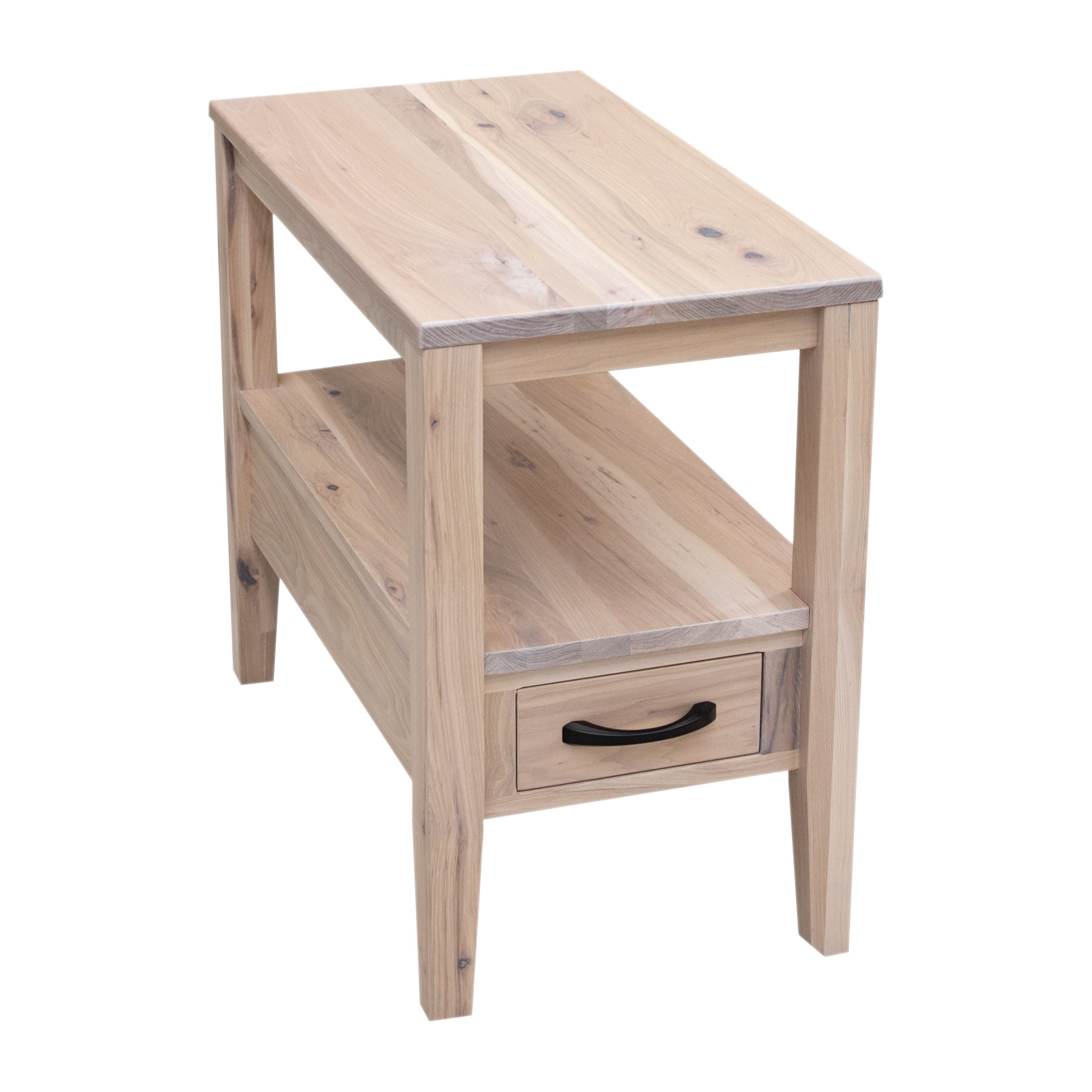 Century Hickory Wood Small Rectangle Open End Table | SW