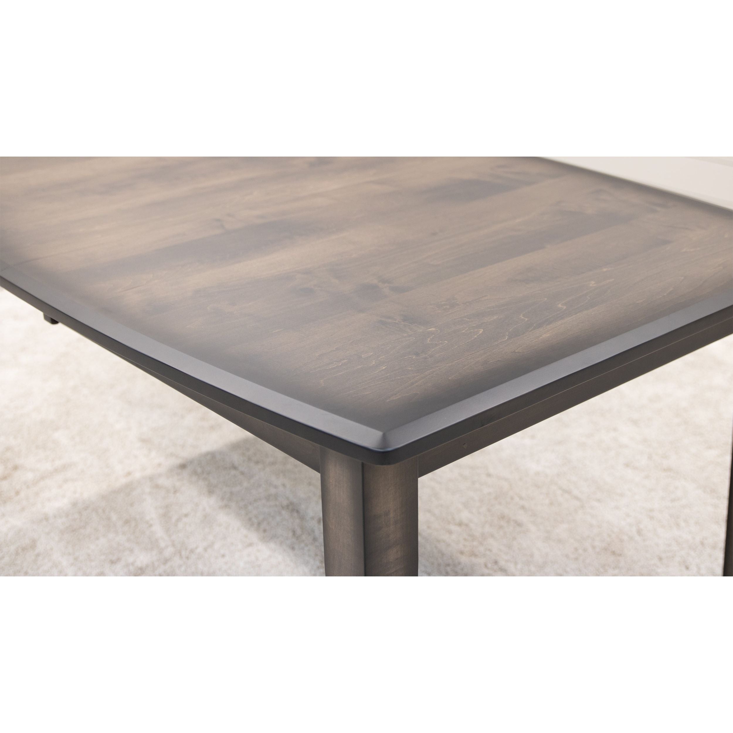 Classic Shaker Amish Maple Wood Extending Dining Table | SP-Burn