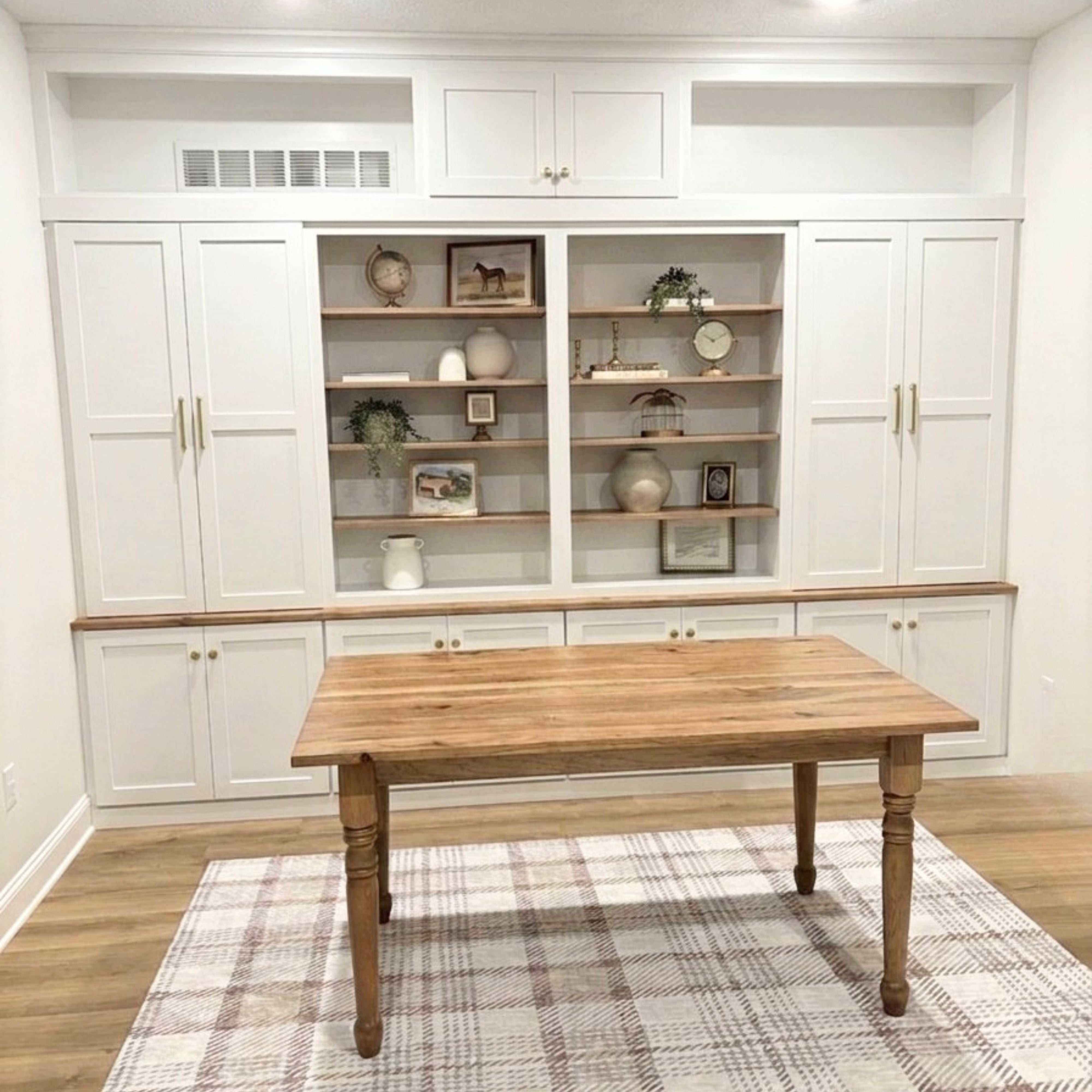 Custom Wall to Wall Built in Office Storage and Bookcase Unit