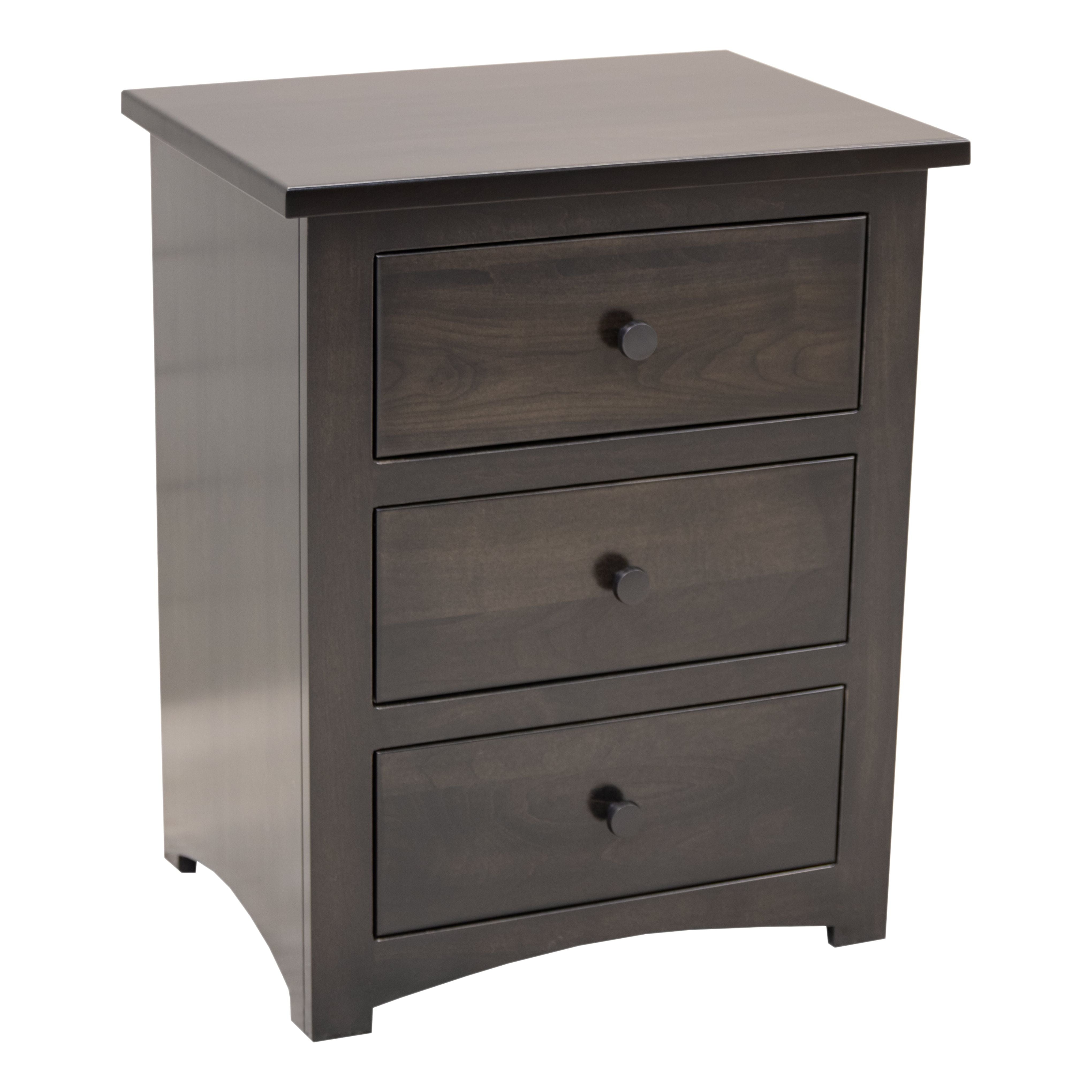 Weston 3-Drawer Nightstand