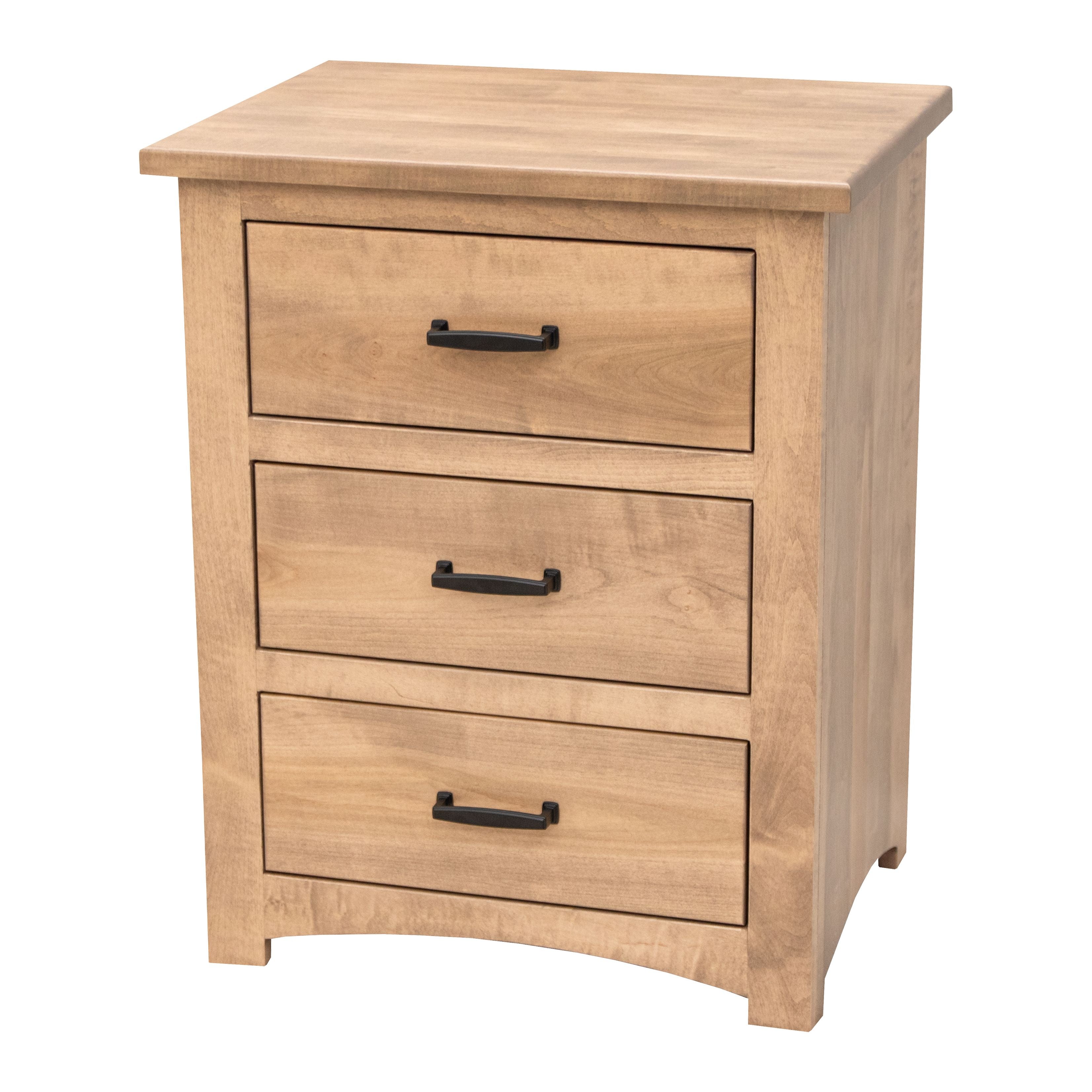 Weston 3-Drawer Nightstand