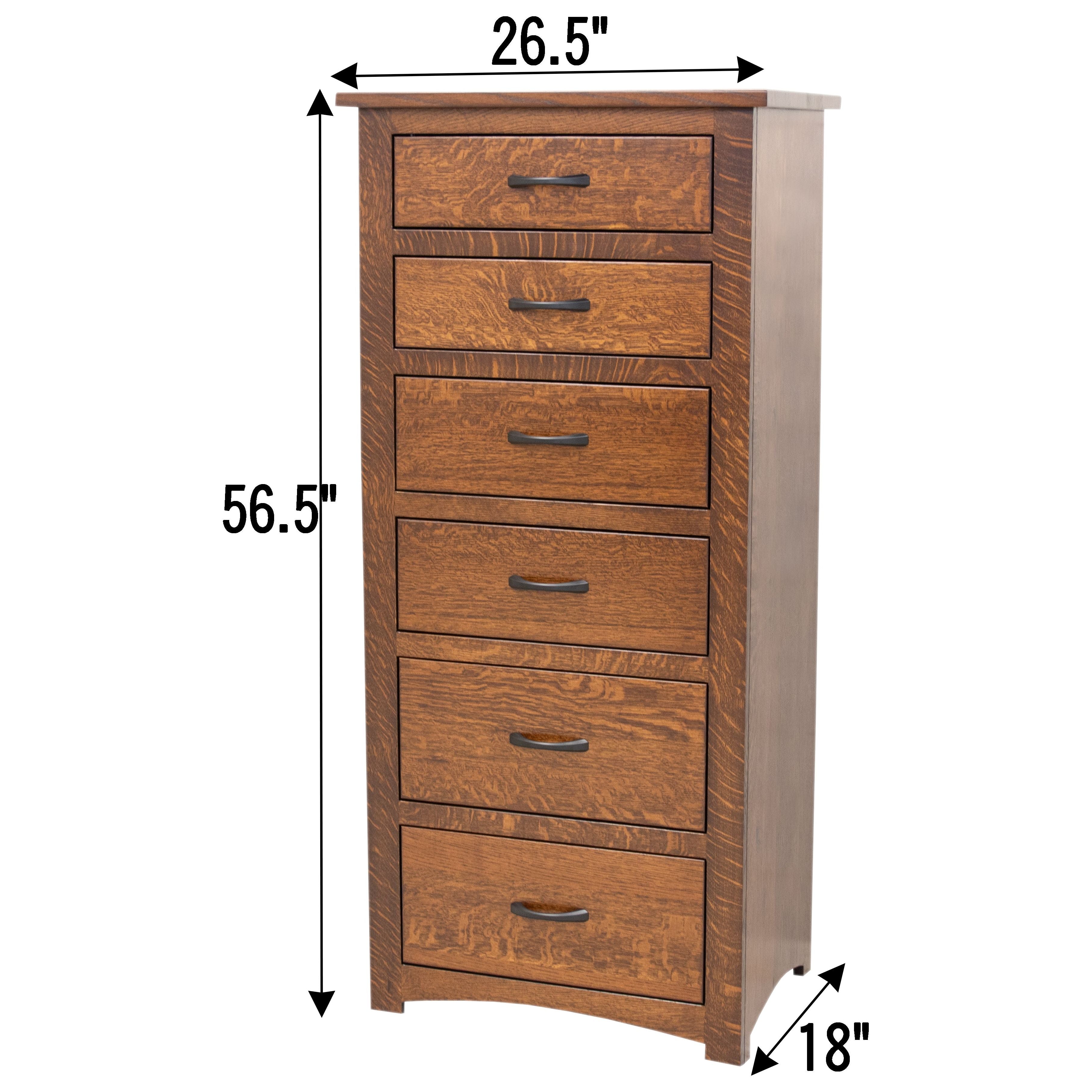 Weston 6-Drawer Lingerie Dresser