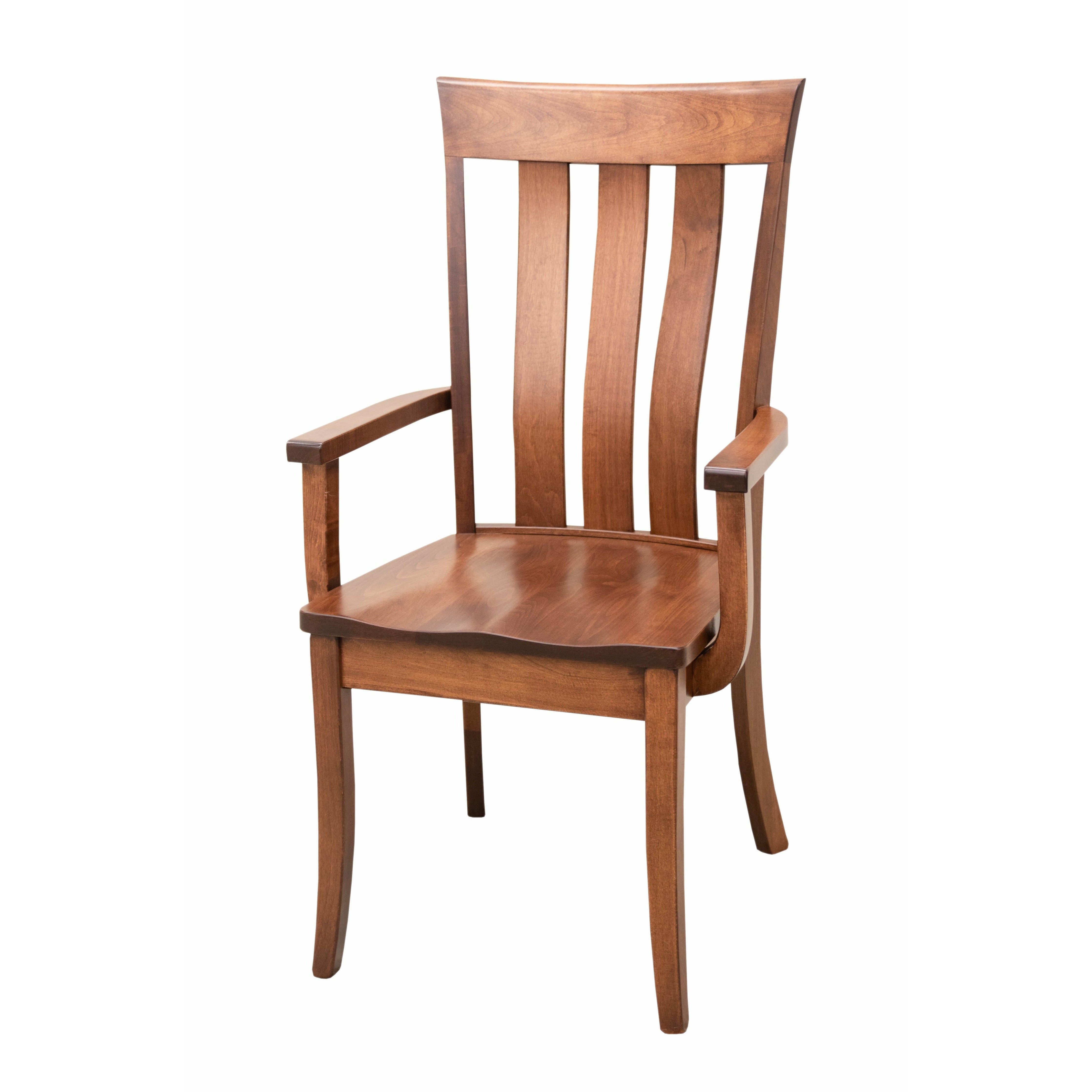 Curlew Maple Wood Amish Arm Dining Chair | BOS