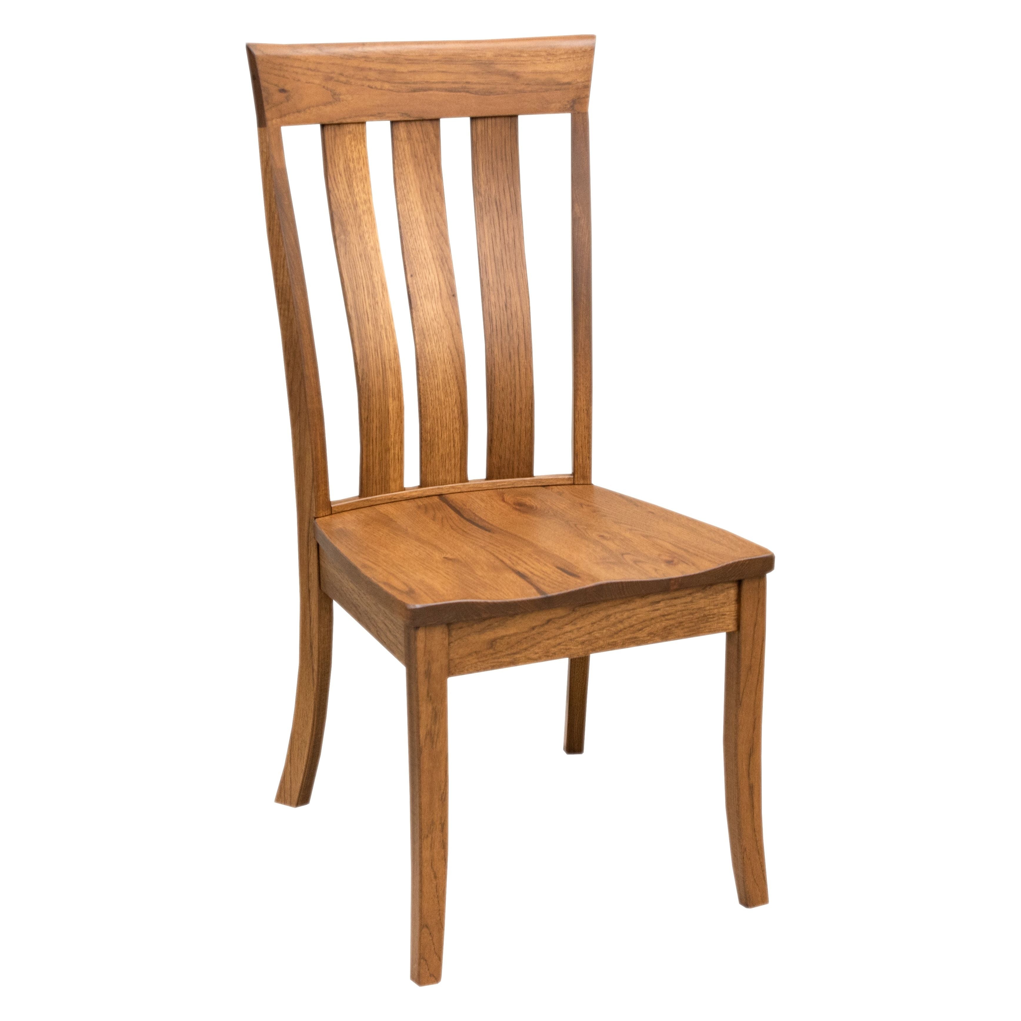 Curlew Hickory Wood Amish Side Dining Chair | HC