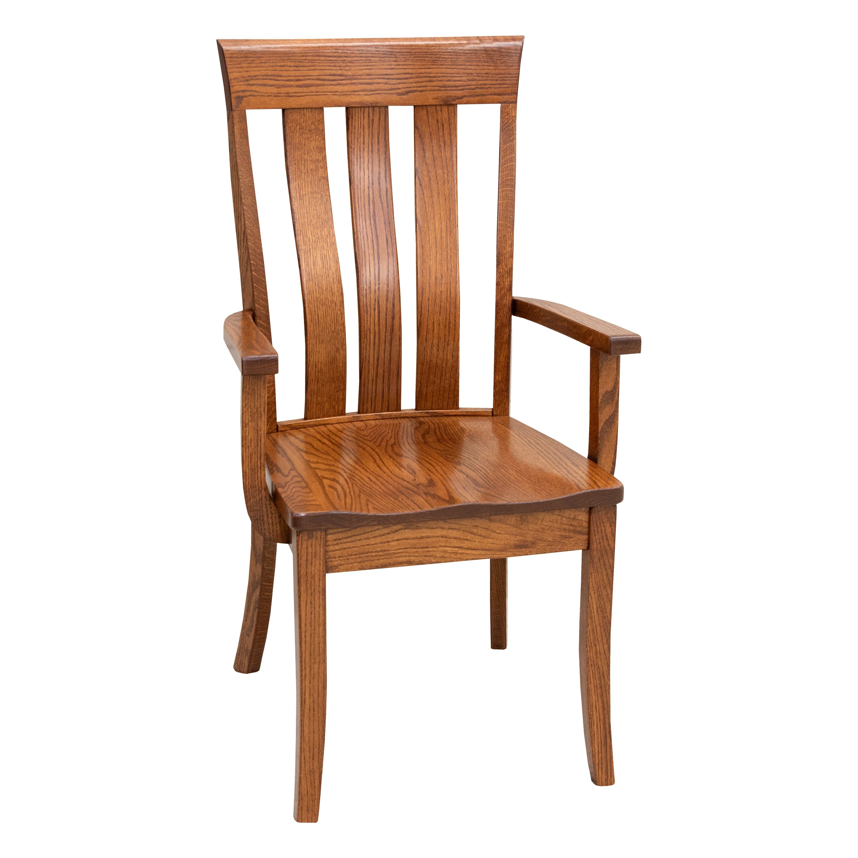 Carlisle Amish Oak Extendable Dining Table Set for 6-10