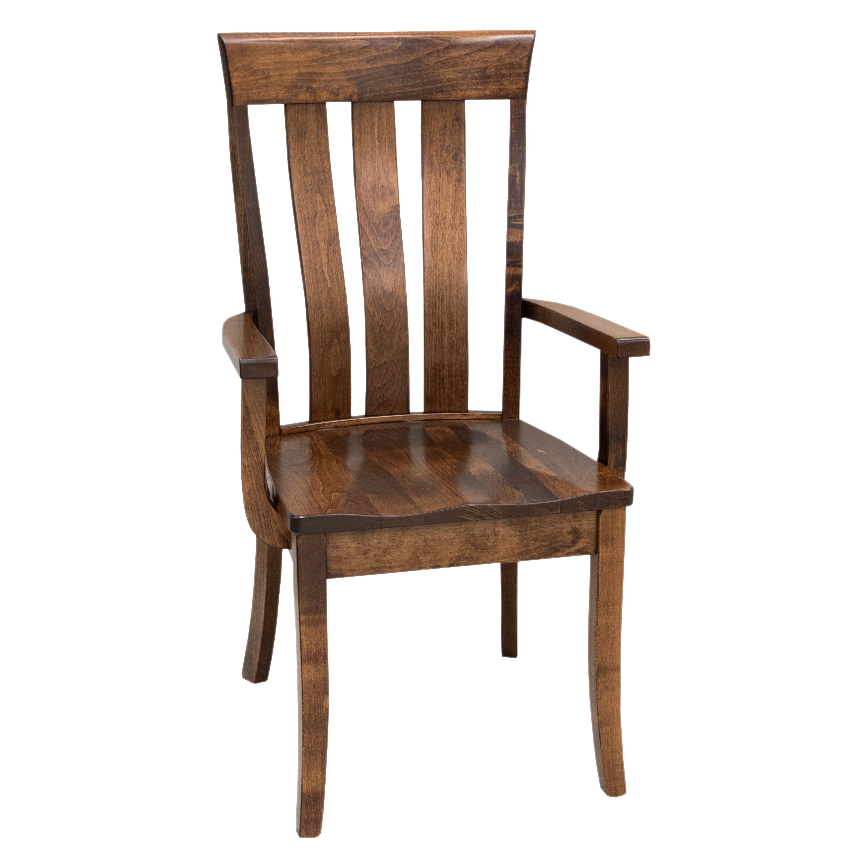 Curlew Maple Wood Amish Arm Dining Chair | ASB