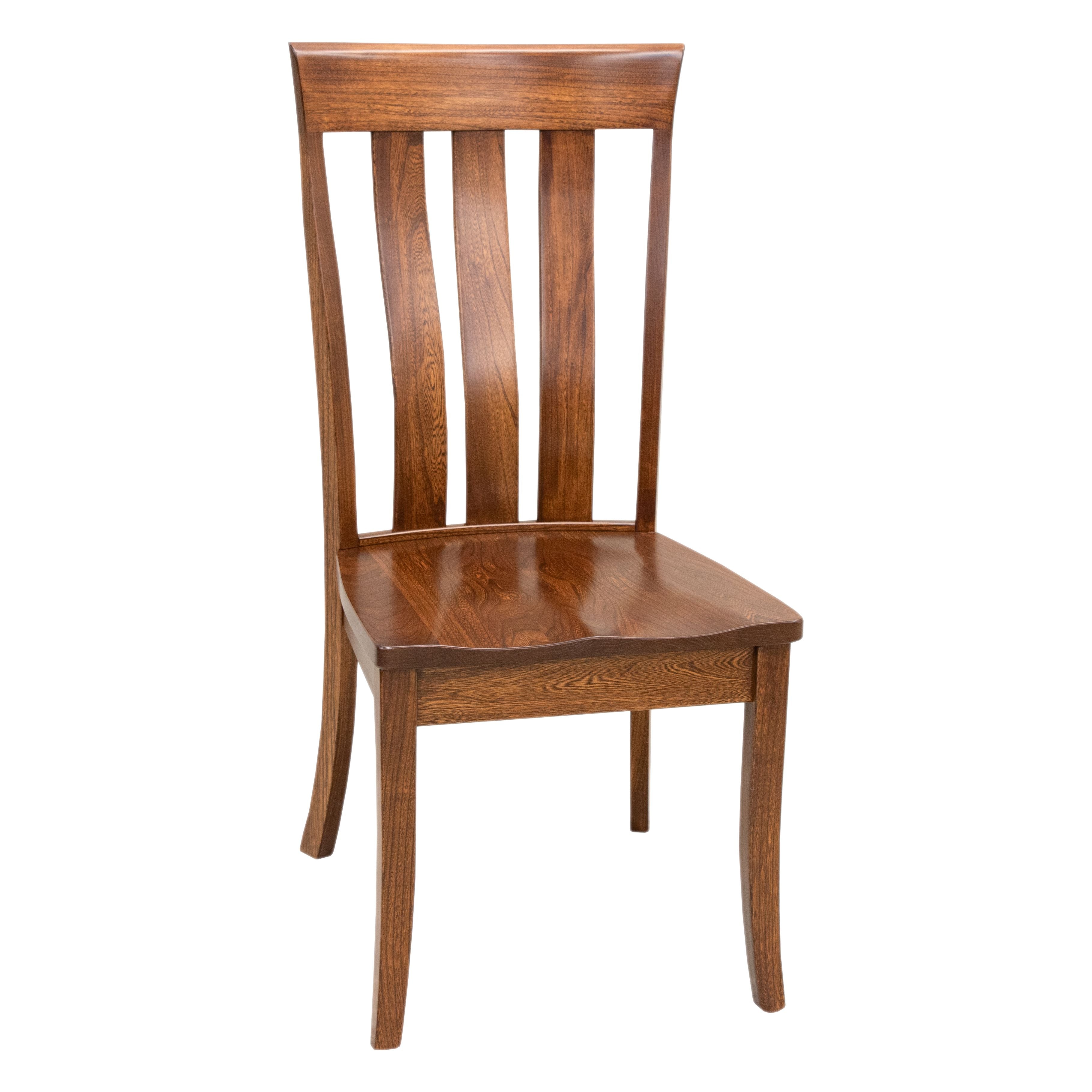 Curlew Elm Wood Amish Side Dining Chair | MC