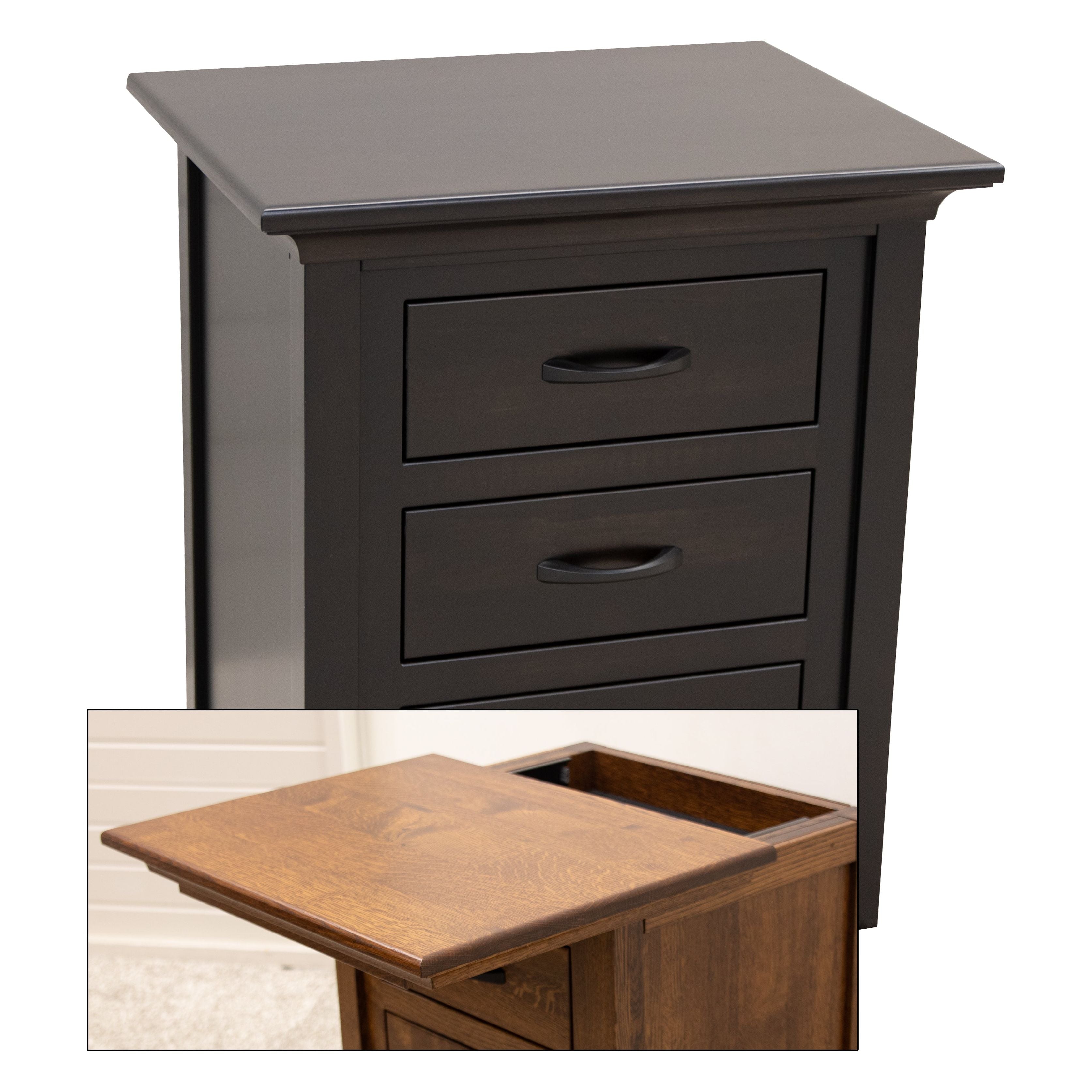 DCF Mission 3-Drawer Nightstand
