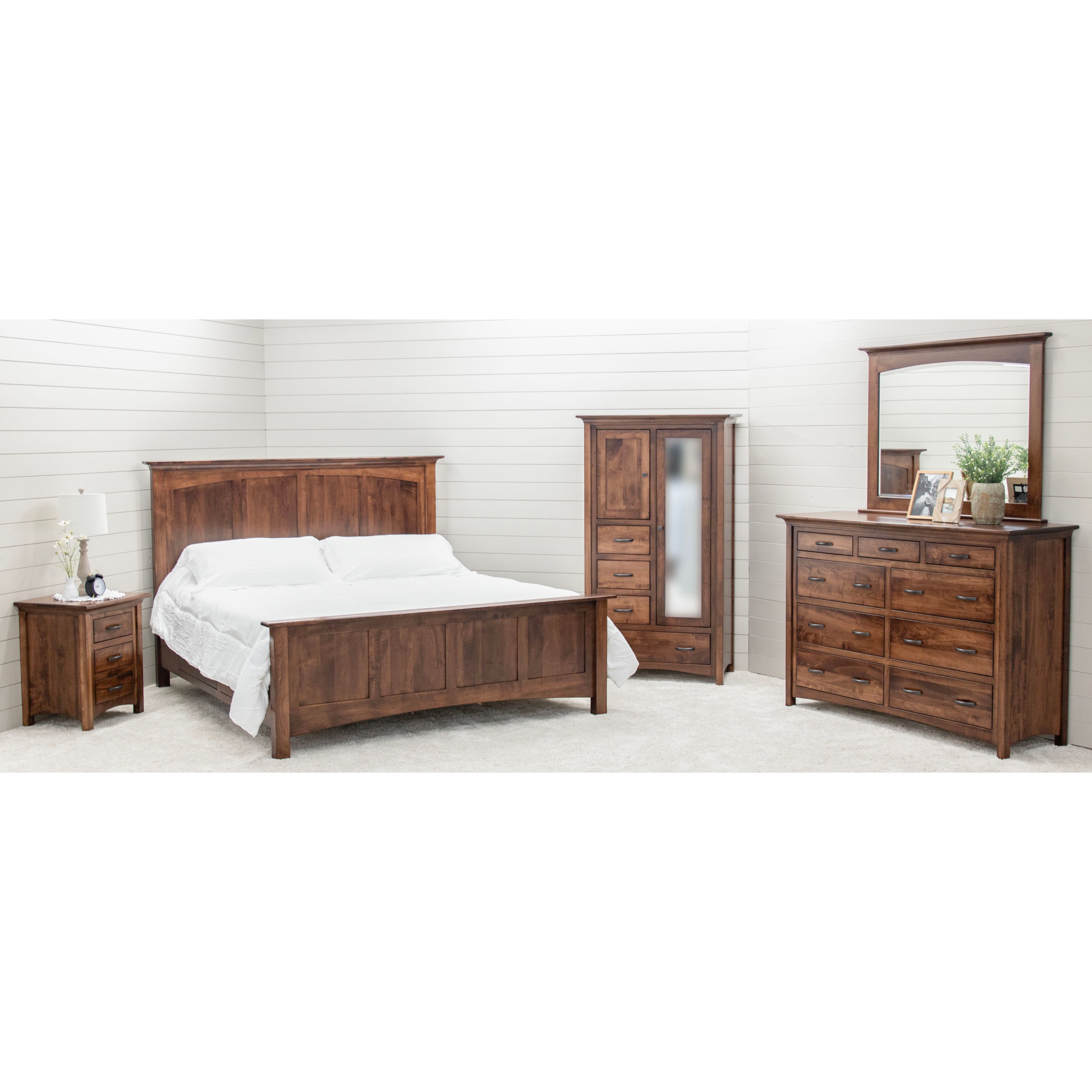 DCF Mission Queen Maple Wood Storage Platform Bed | ASB