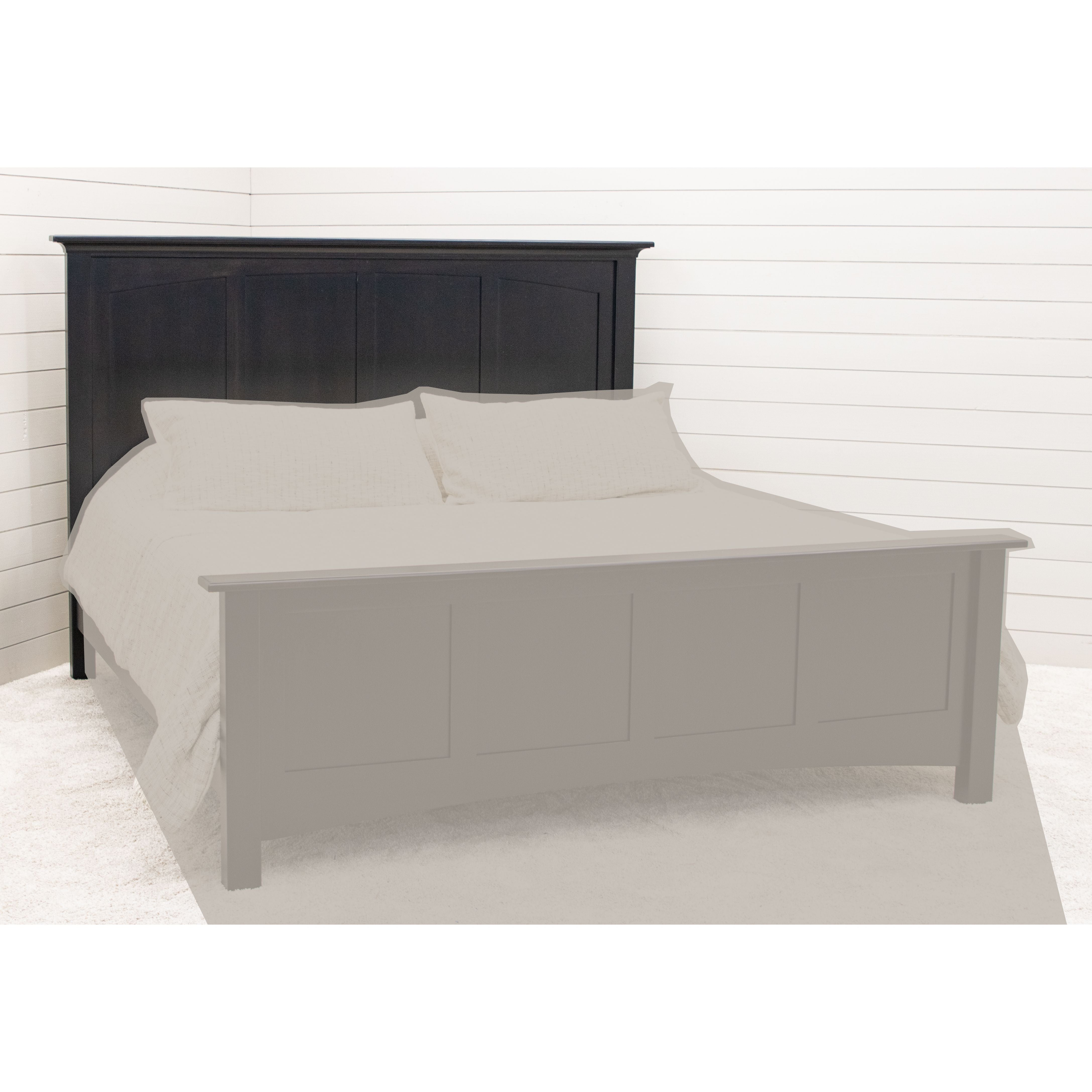 DCF Mission King Black Maple Wood Storage Platform Bed | EB
