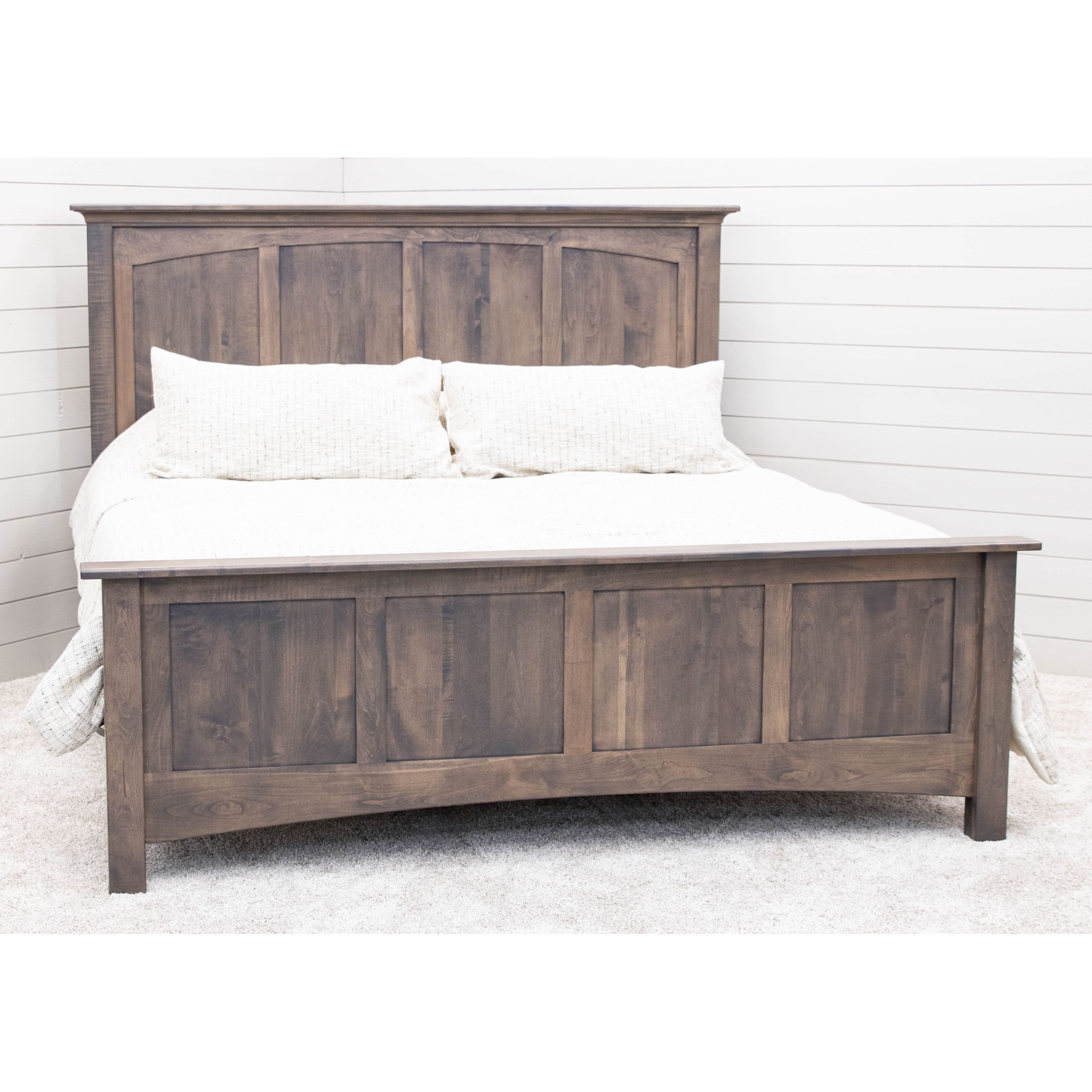 DCF Mission Queen Maple Wood Storage Platform Bed | SP