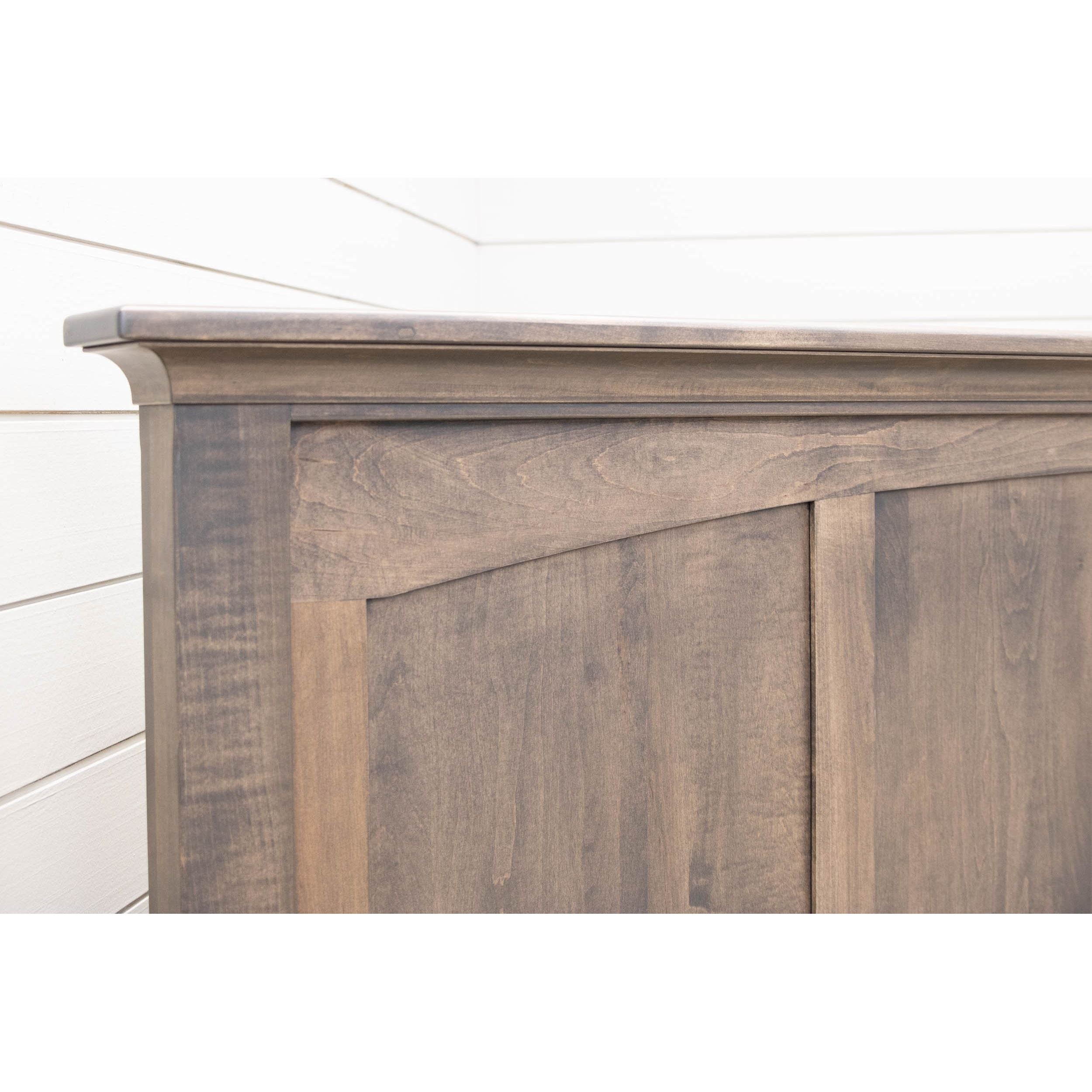 DCF Mission Queen Maple Wood Storage Platform Bed | SP