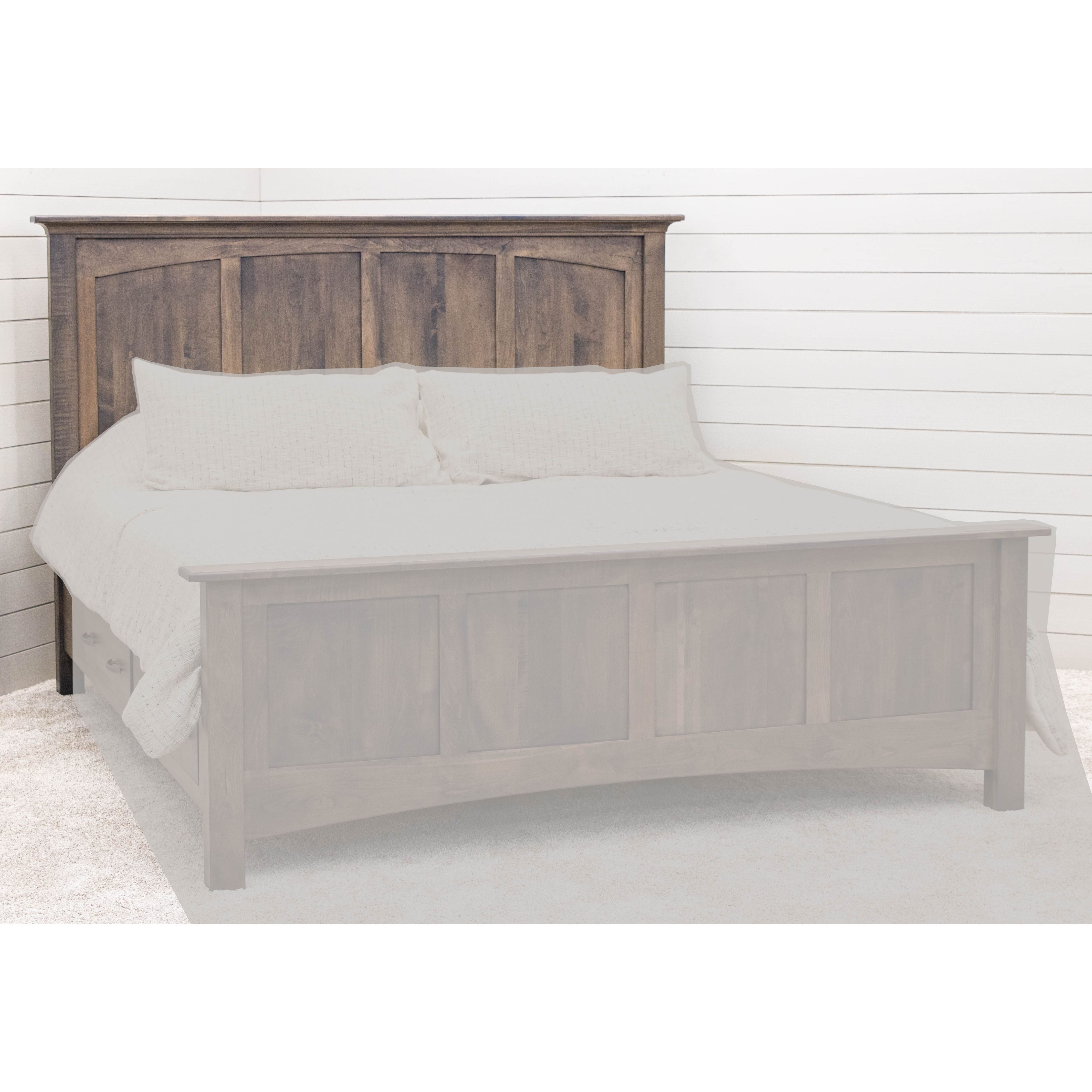 DCF Mission Queen Maple Wood Storage Platform Bed | SP