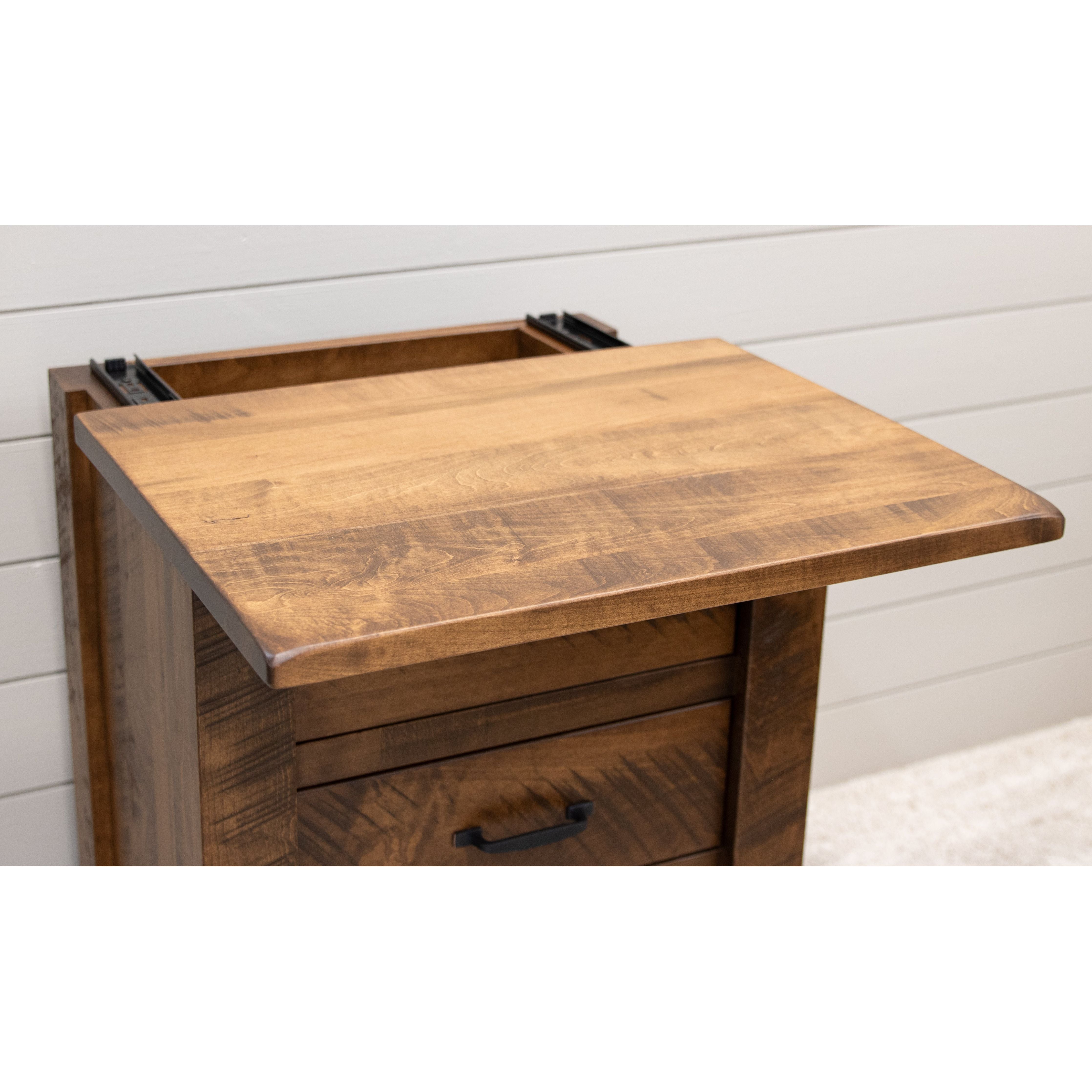 DCF Roughsawn 3-Drawer Nightstand