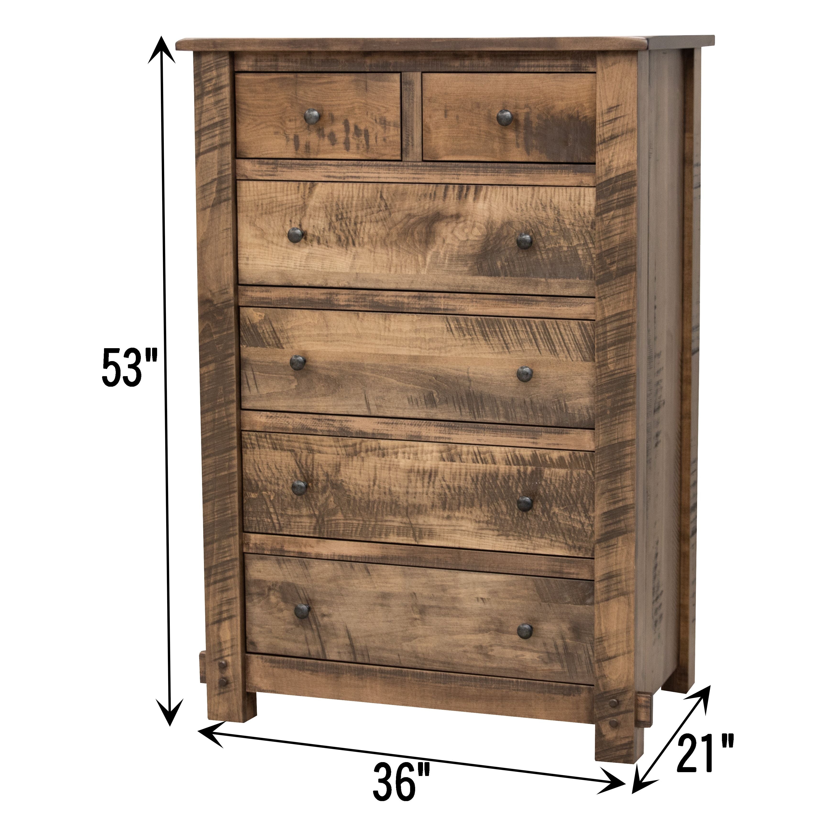 DCF Roughsawn Chest of Drawers
