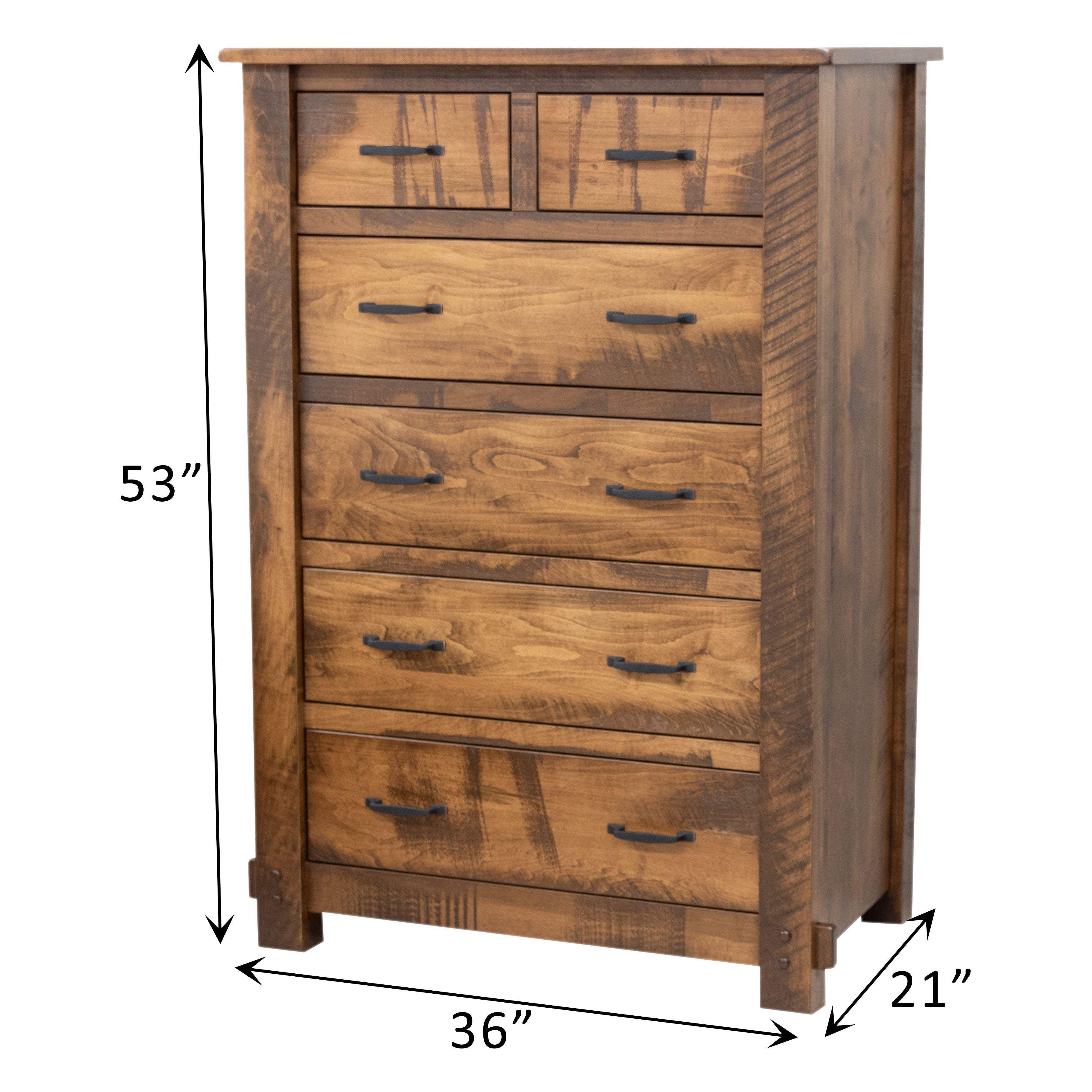 DCF Roughsawn Chest of Drawers