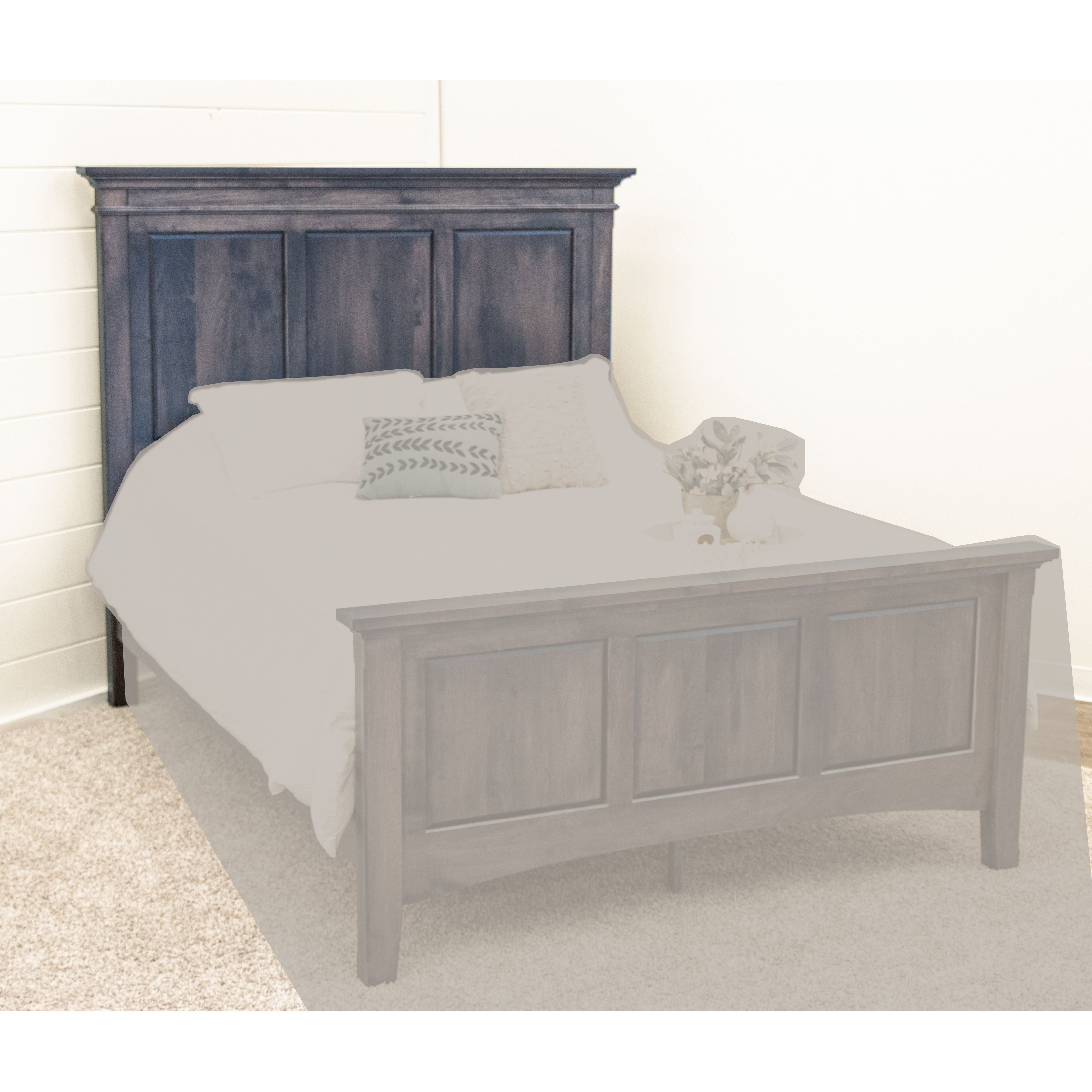 Denali Queen Maple Wood Storage Platform Panel Bed | GS