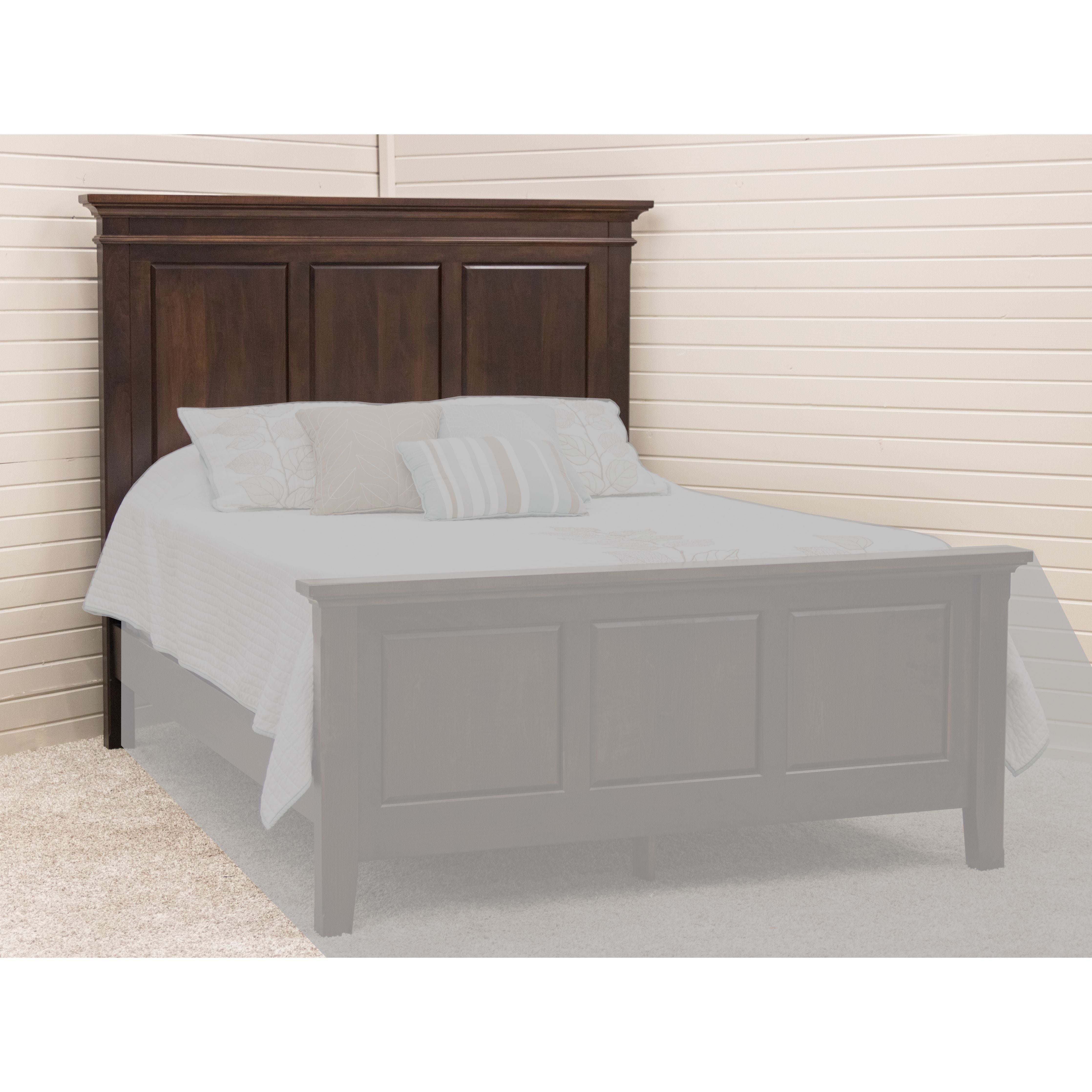 Denali California King Maple Wood Storage Platform Panel Bed | BV