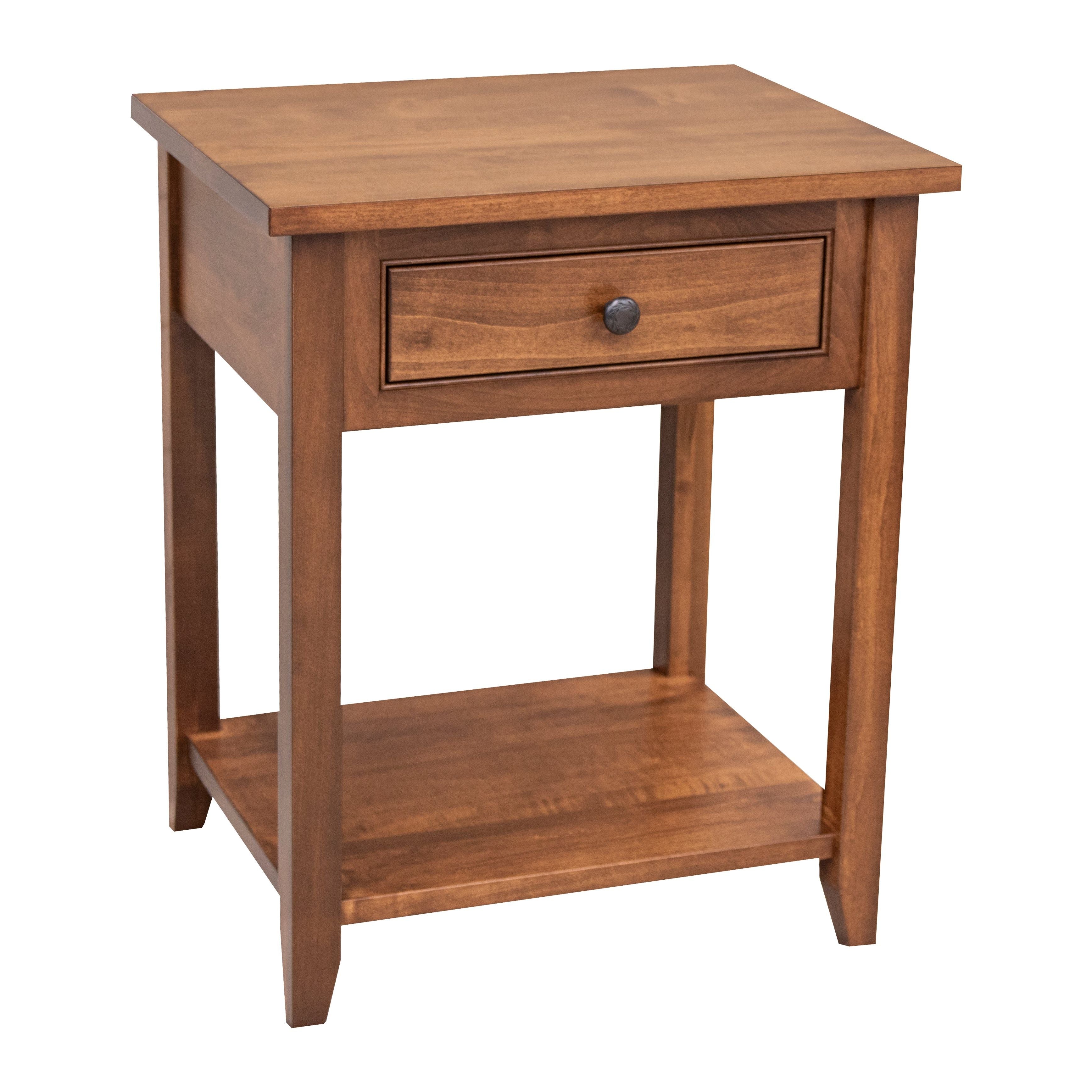 Denali 1-Drawer, Open Nightstand