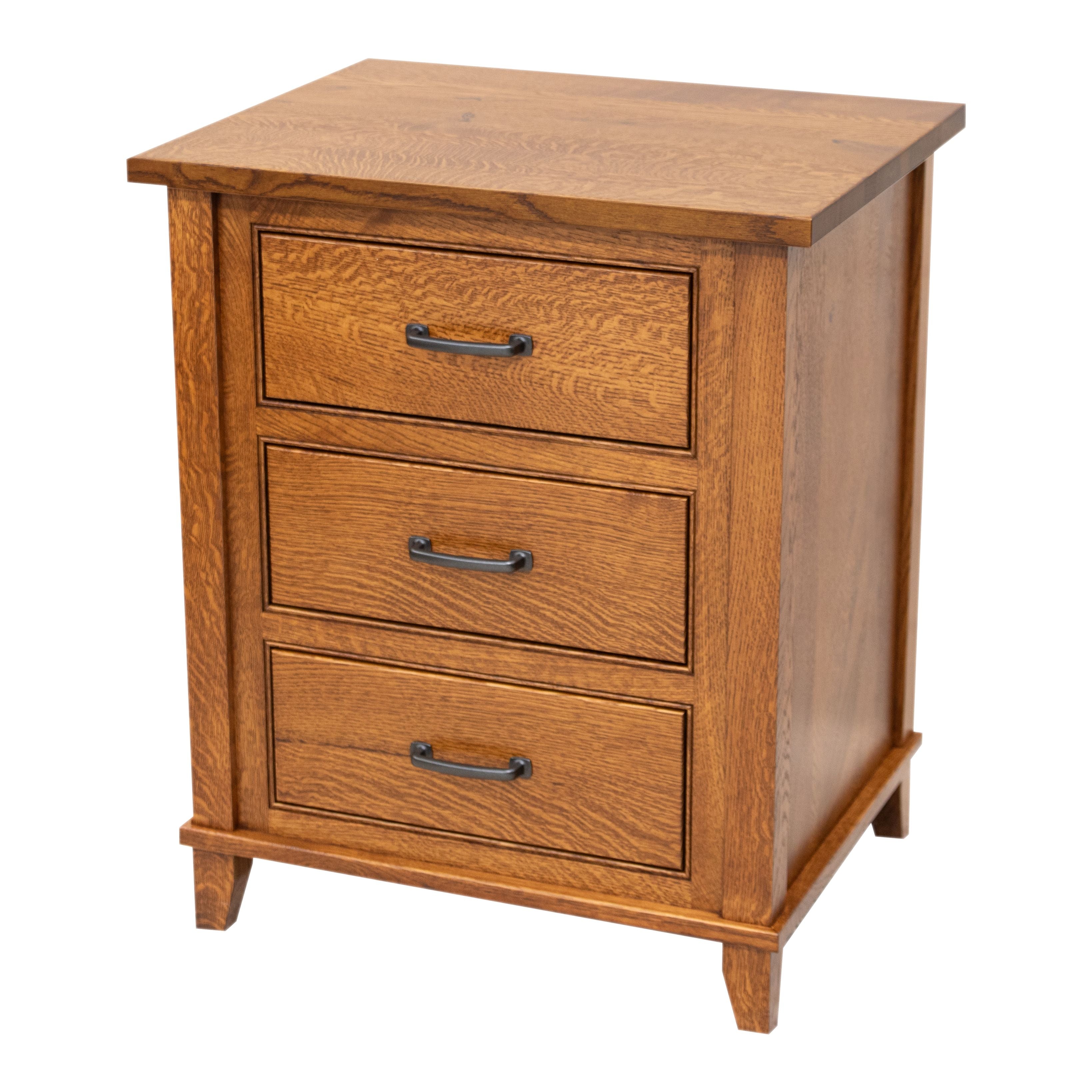 Denali 3-Drawer Nightstand