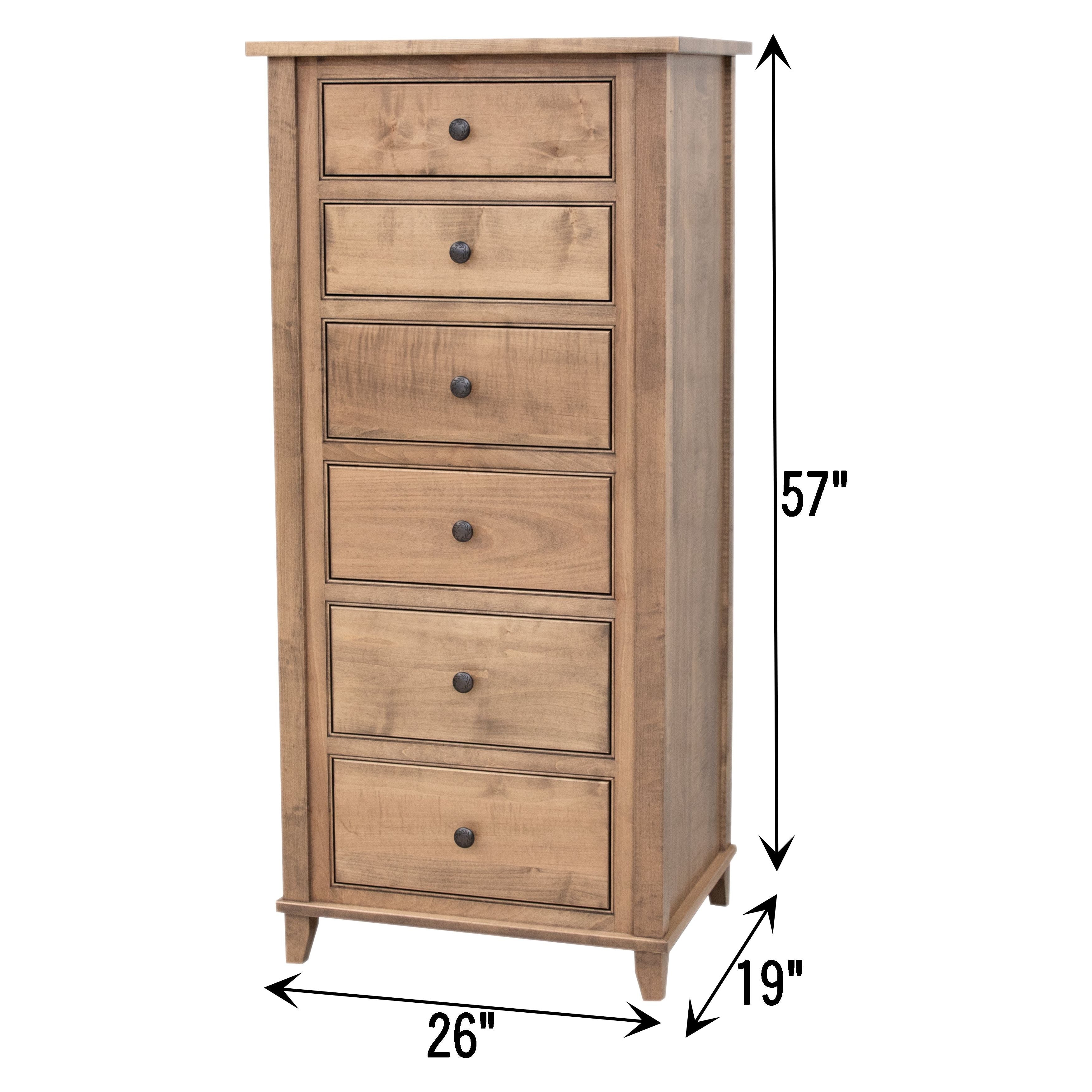 Denali 6-Drawer Lingerie Dresser