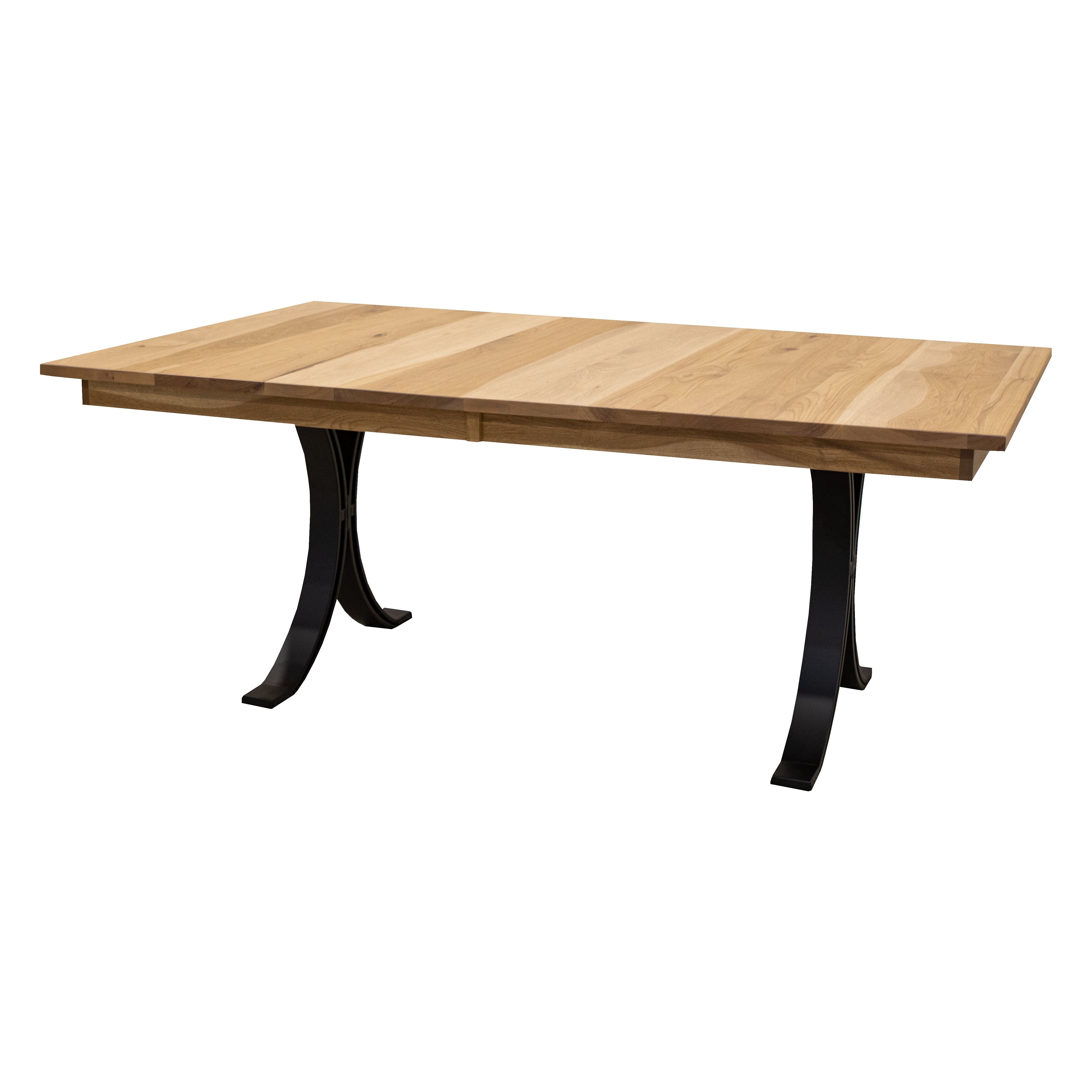 Eclipse Hickory Wood Extending Dining Table | WB