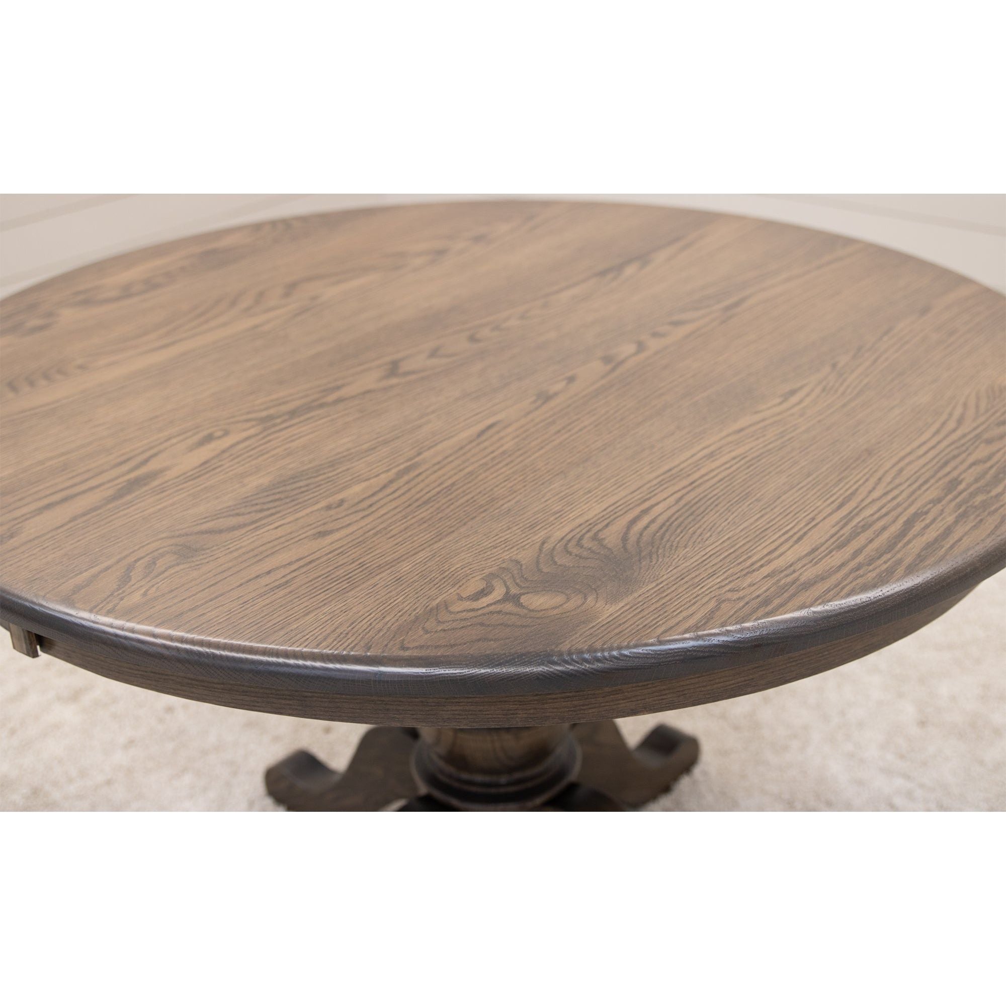 Ellington Round Oak Wood Extending Dining Table | GY