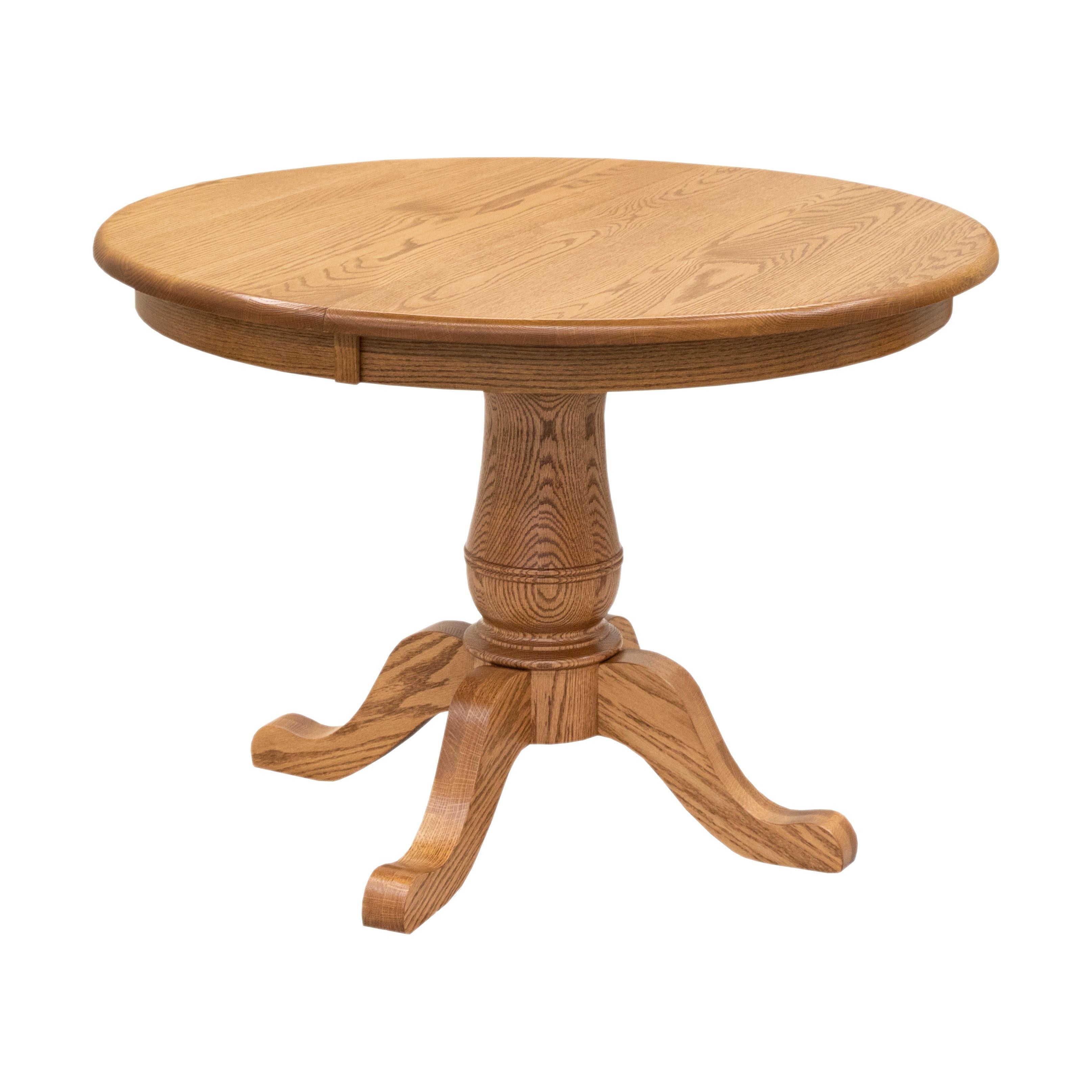 Ellington Round Oak Wood Extending Dining Table | FW