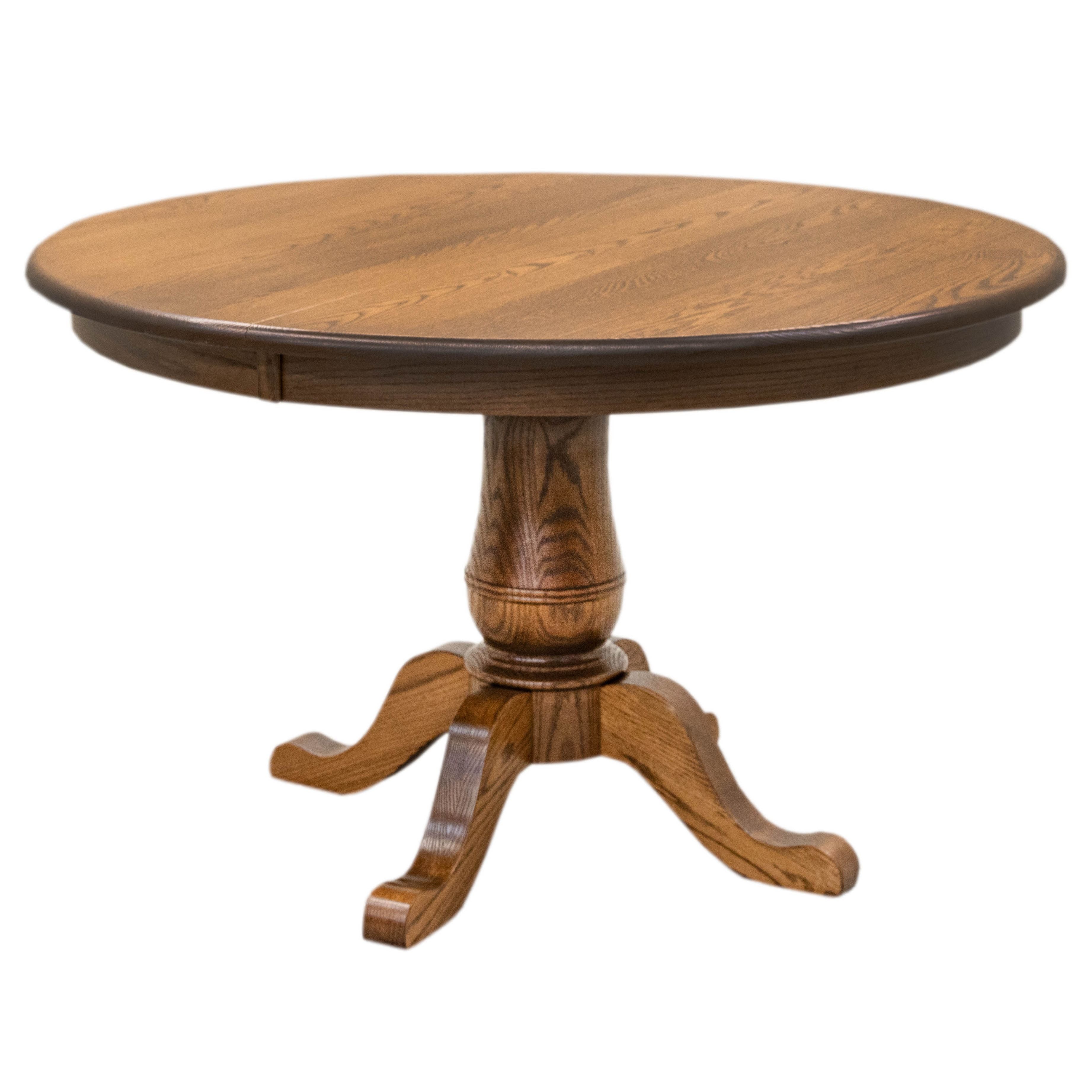 Ellington Round Oak Wood Extending Dining Table | HC