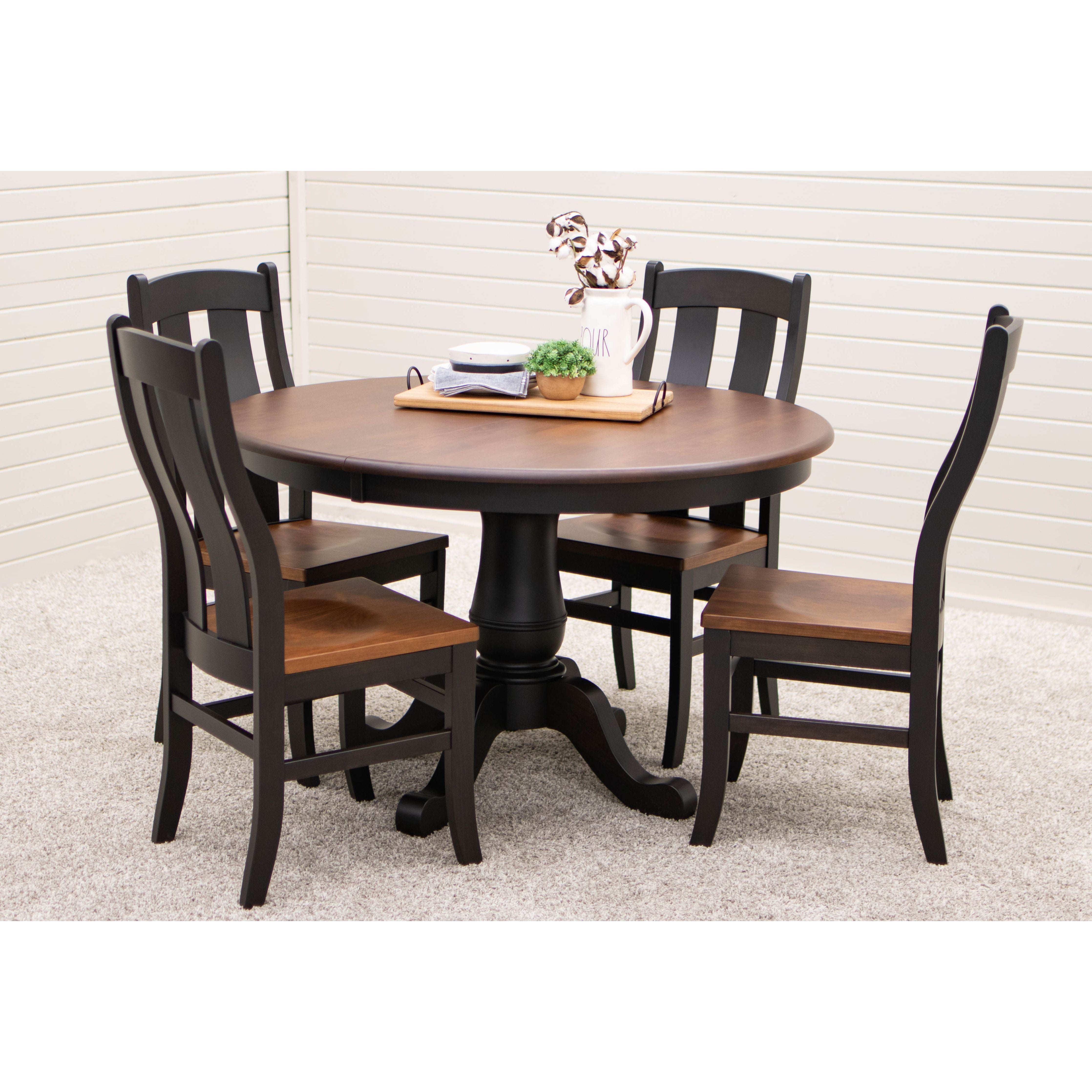 Arlington Black & Wood Side Dining Chair | M-EB&C-GB