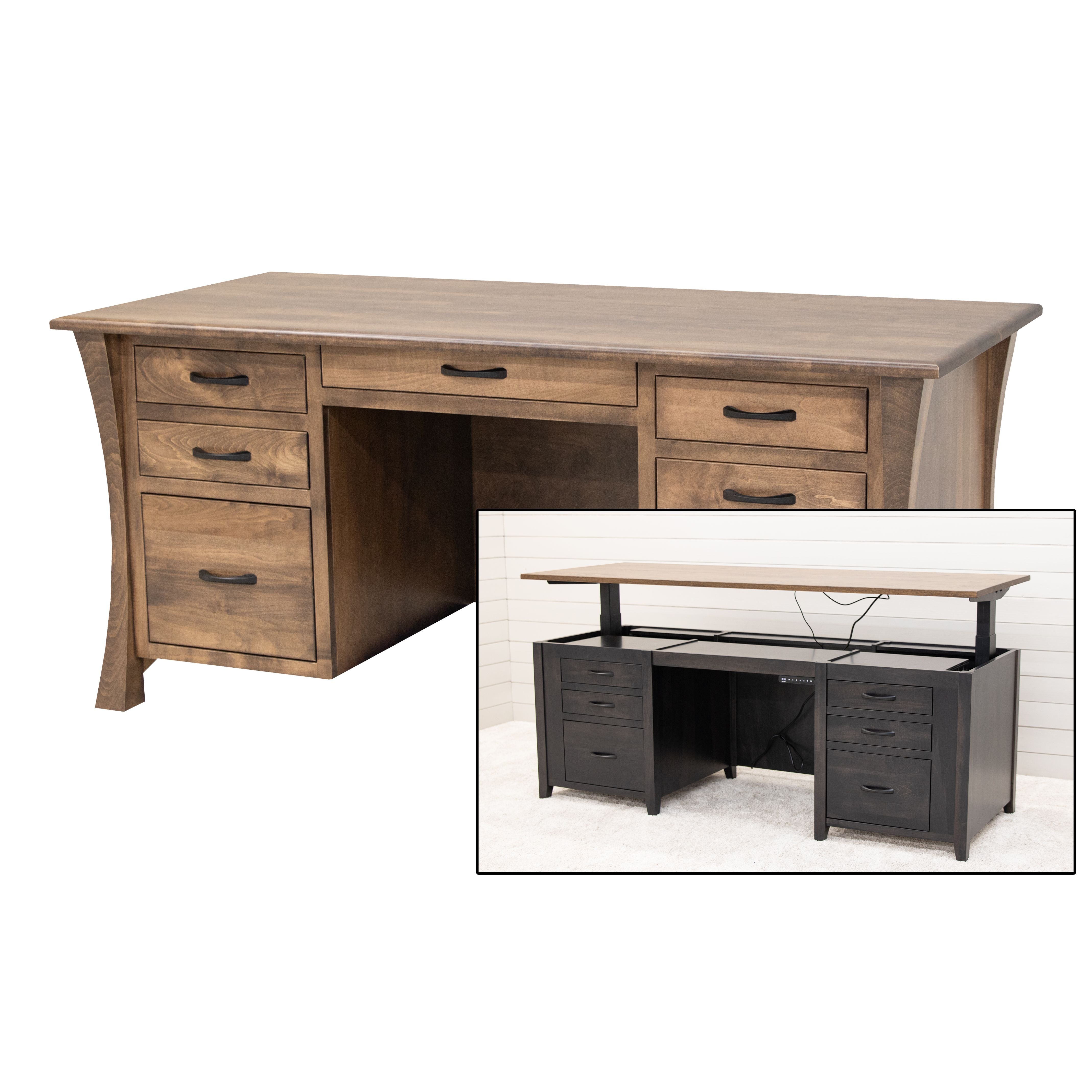 Brooklyn Maple Wood Executive Desk | CO