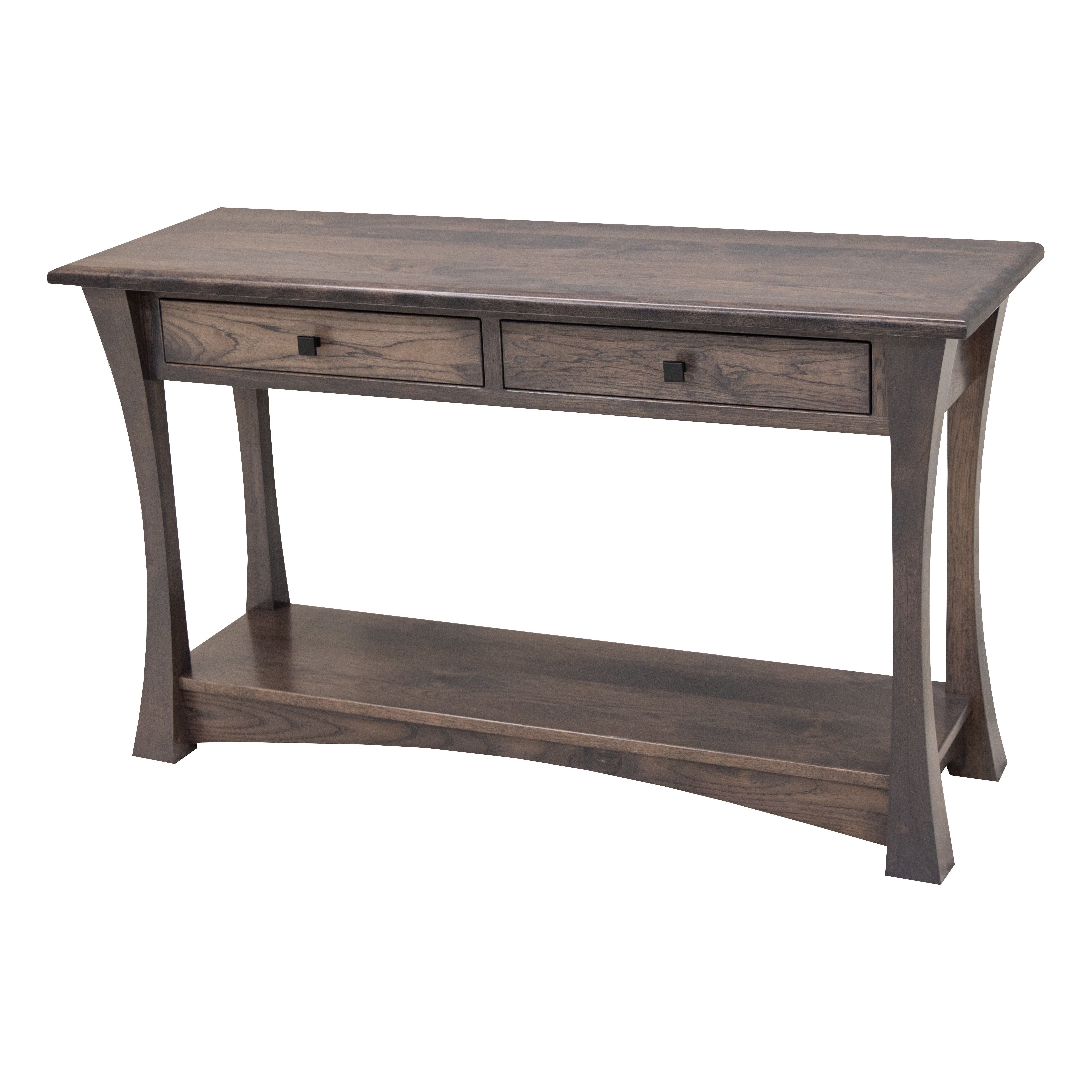 Brooklyn Hickory Wood Open Sofa Table | GS