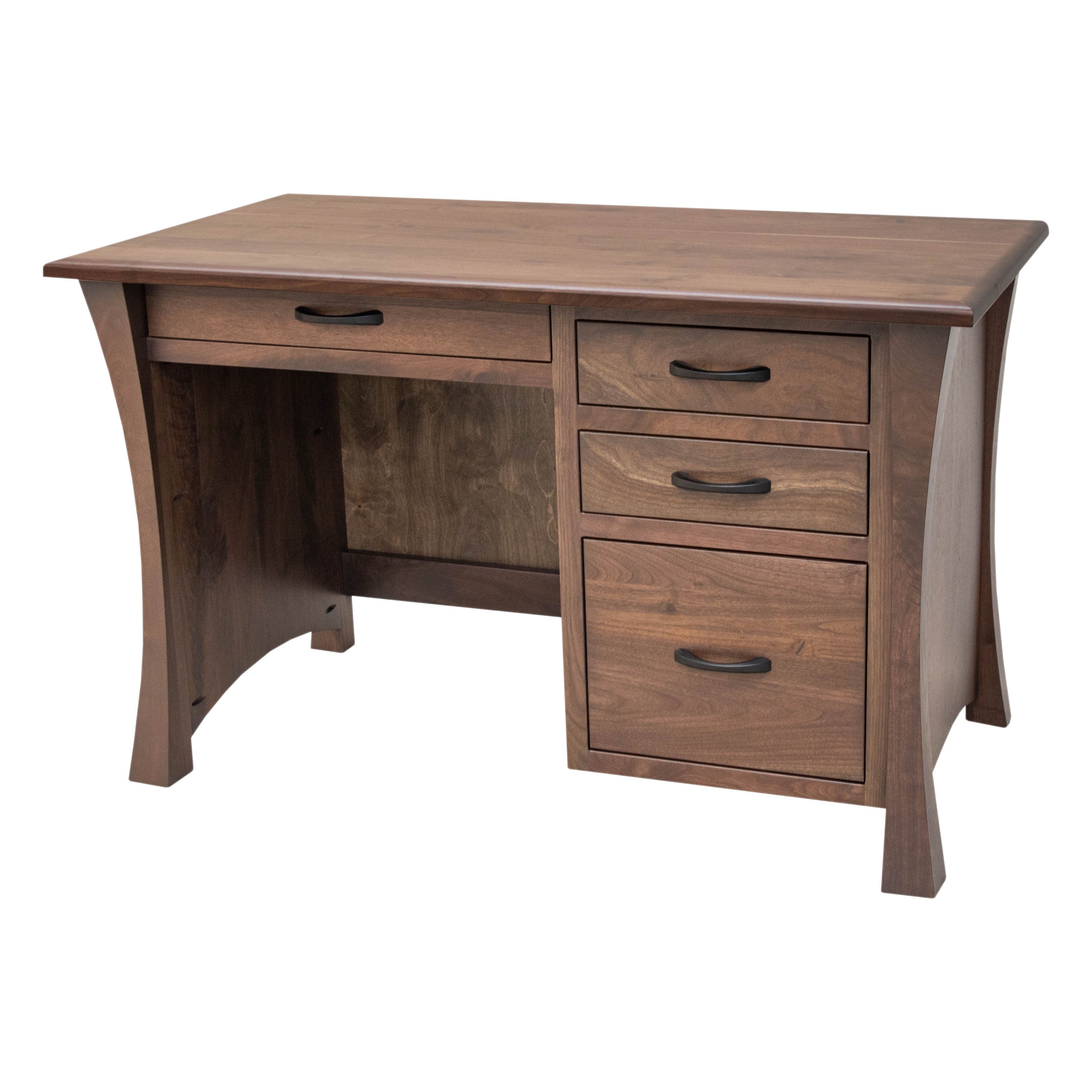 Brooklyn Small Walnut Wood Desk | CO