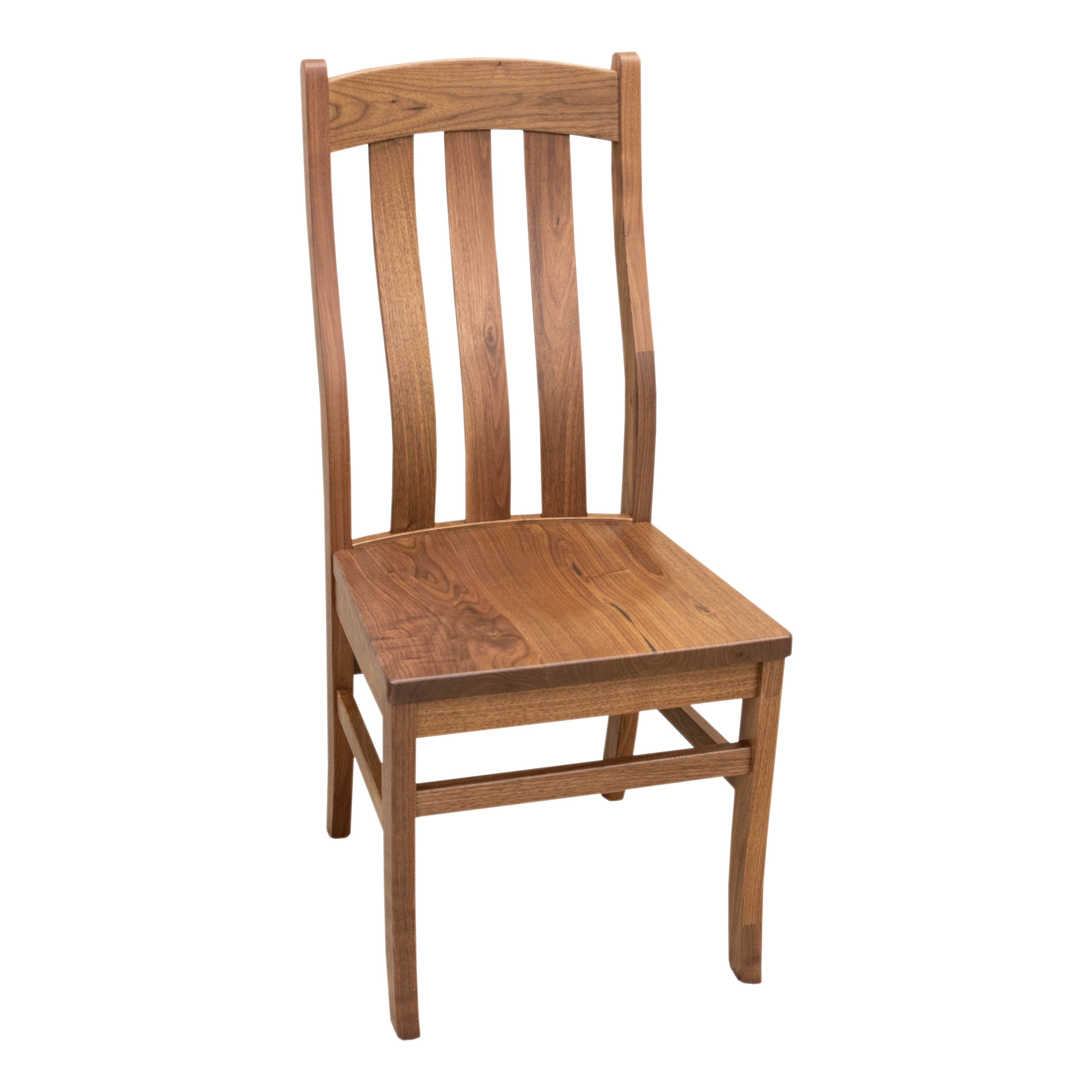 Fostoria Walnut Wood Side Dining Chair | NAT