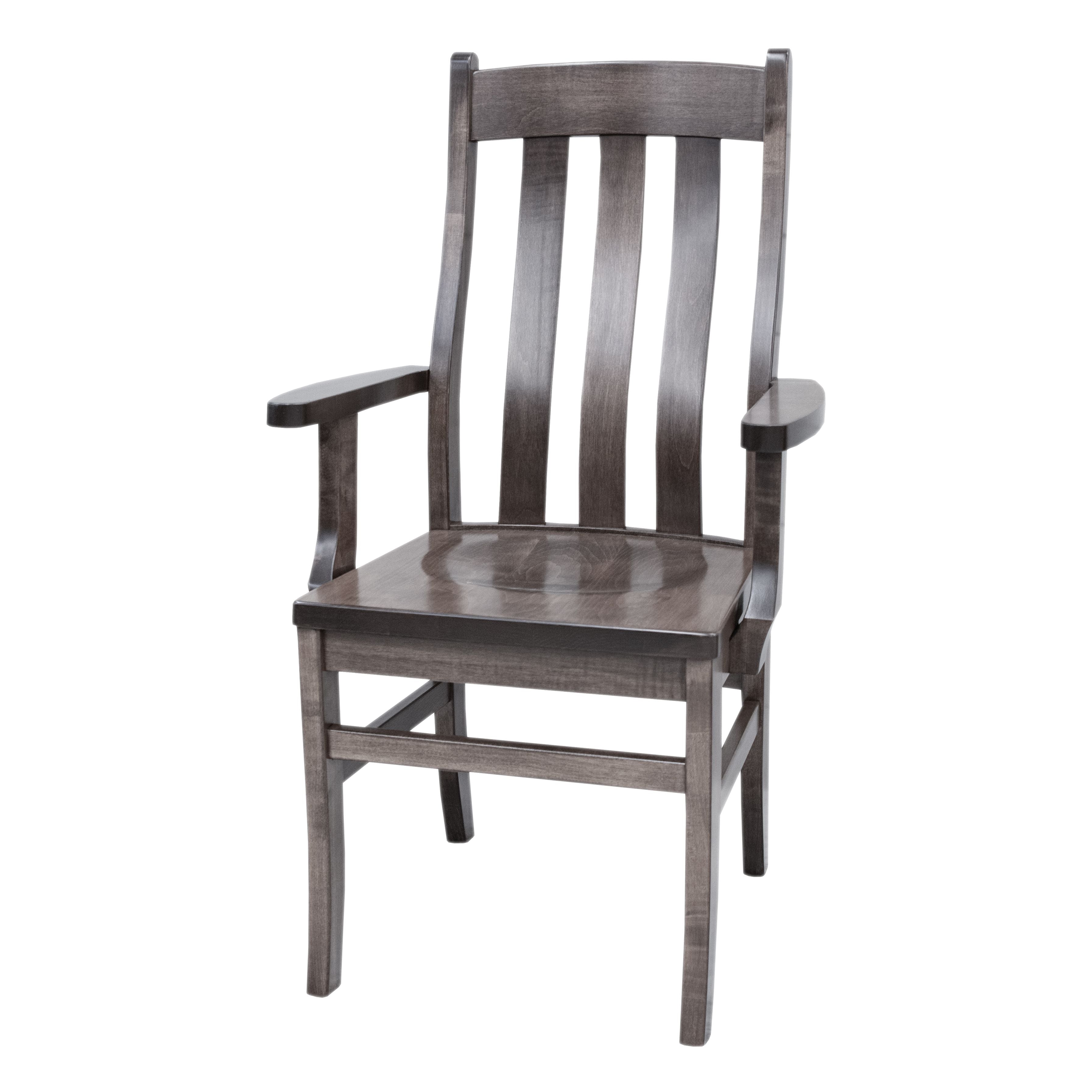 Fostoria Maple Wood Arm Dining Chair | GS