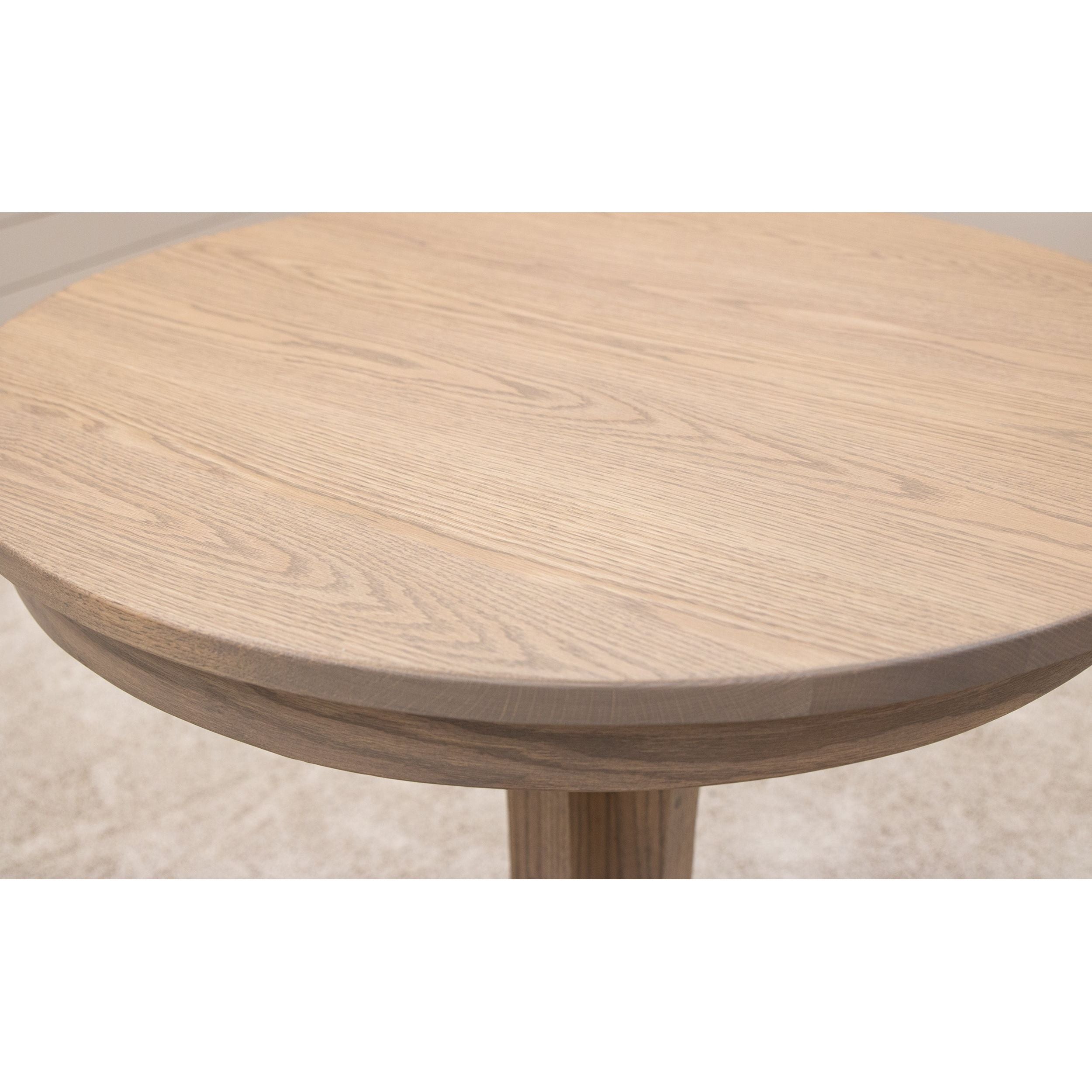 Glacier Oak Wood Round Pub Table | VD