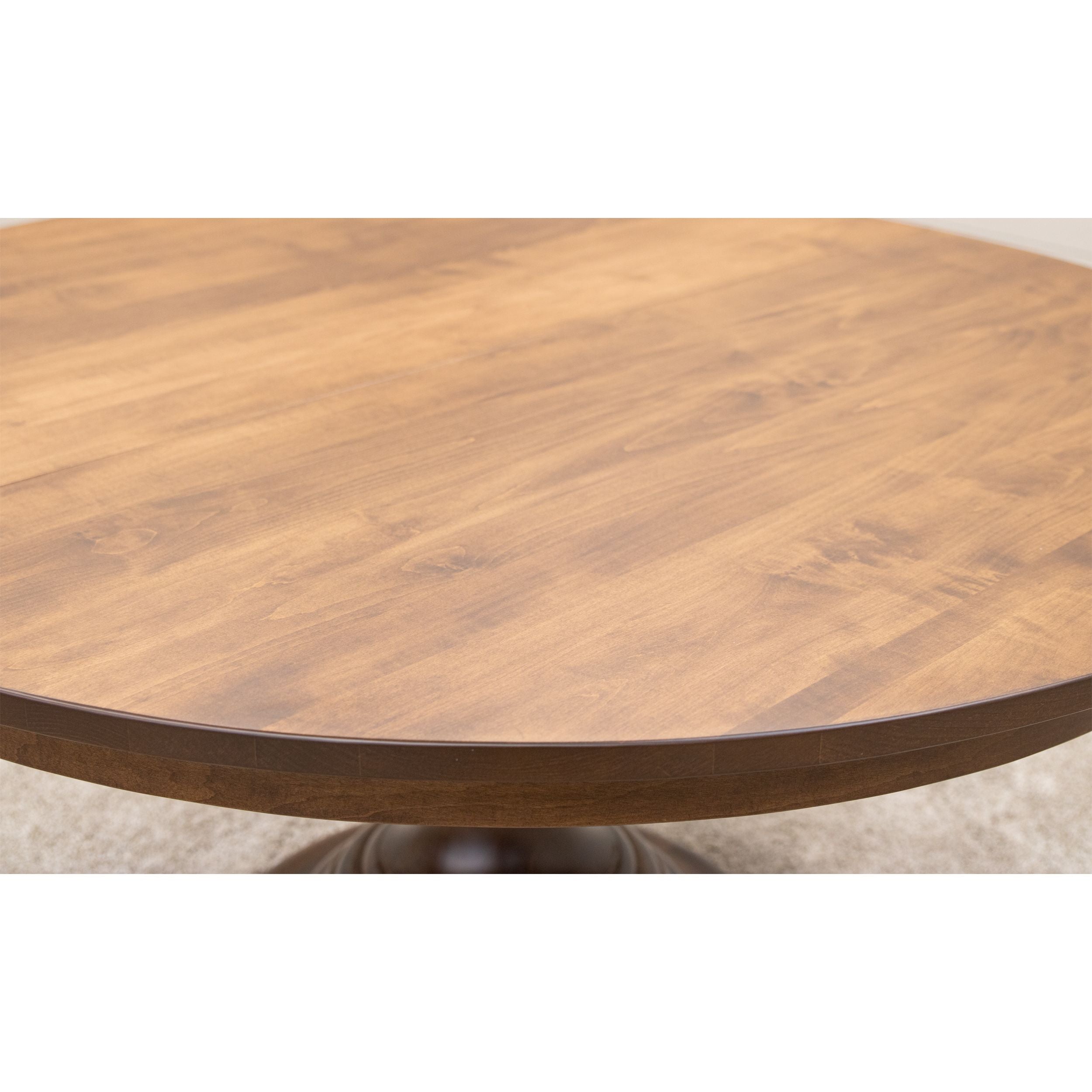 Global Round Maple Wood Pedestal Dining Table | HC