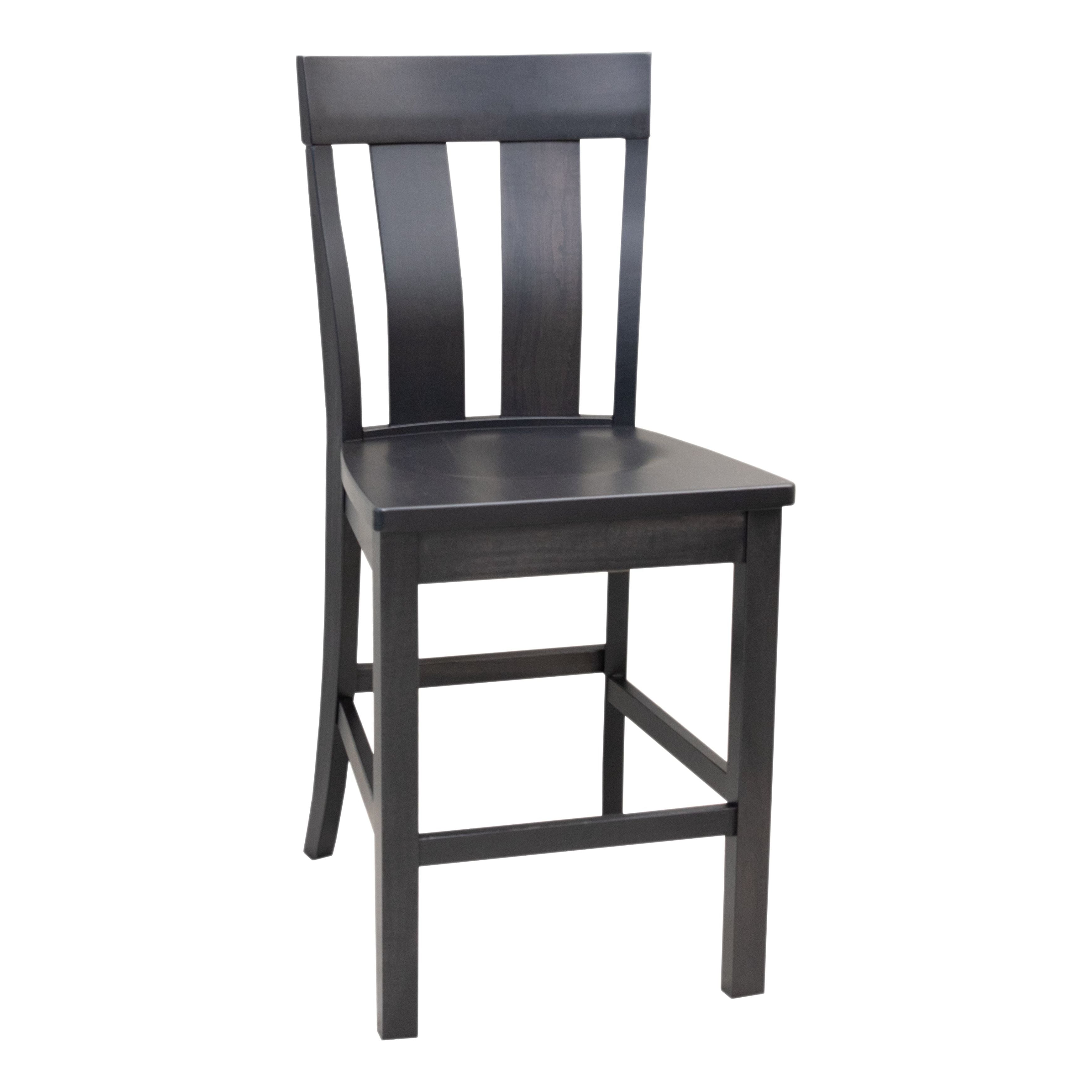 Hampton Maple Wood 24" Stationary Bar Stool | DK